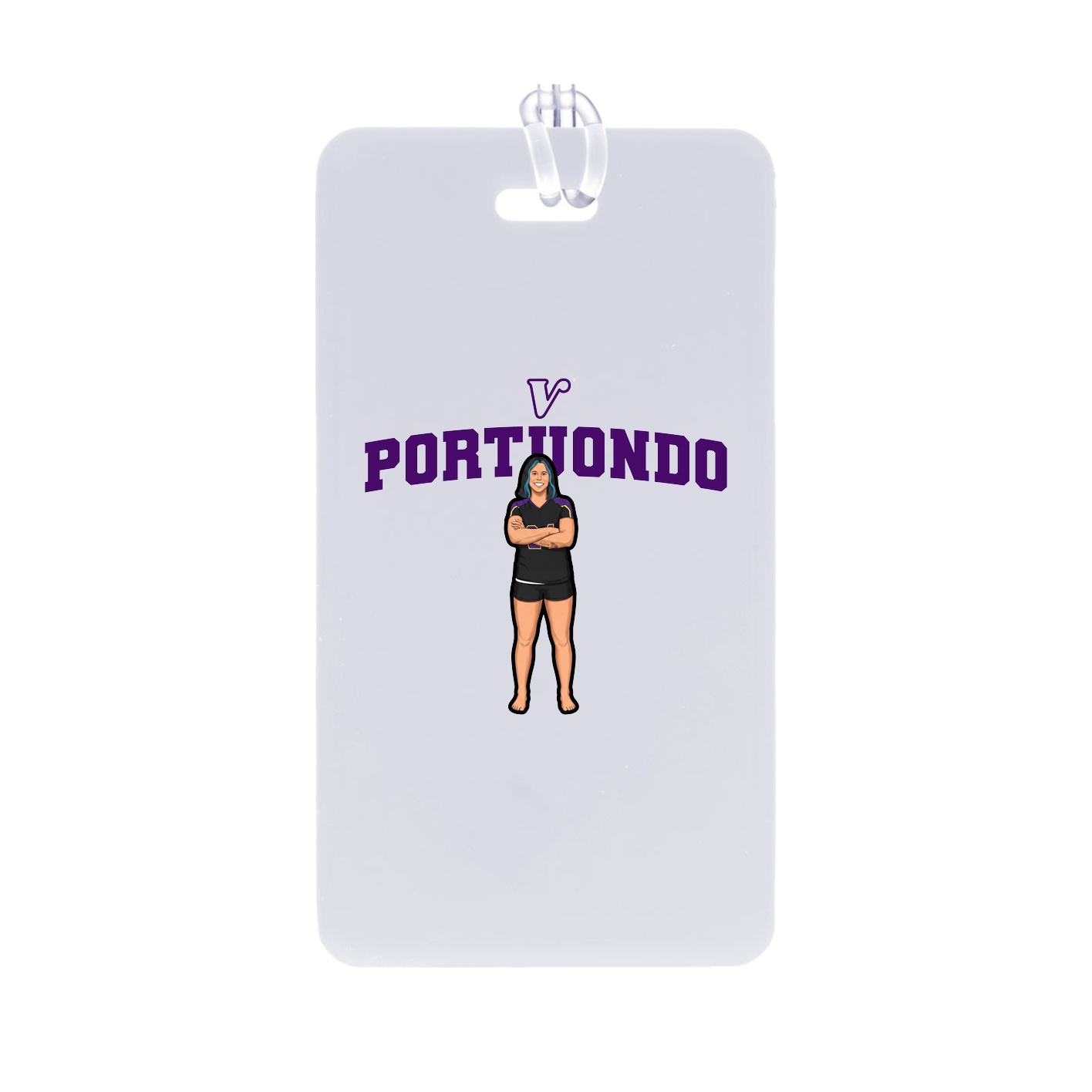 Bag Tag — Name Arch in Classic