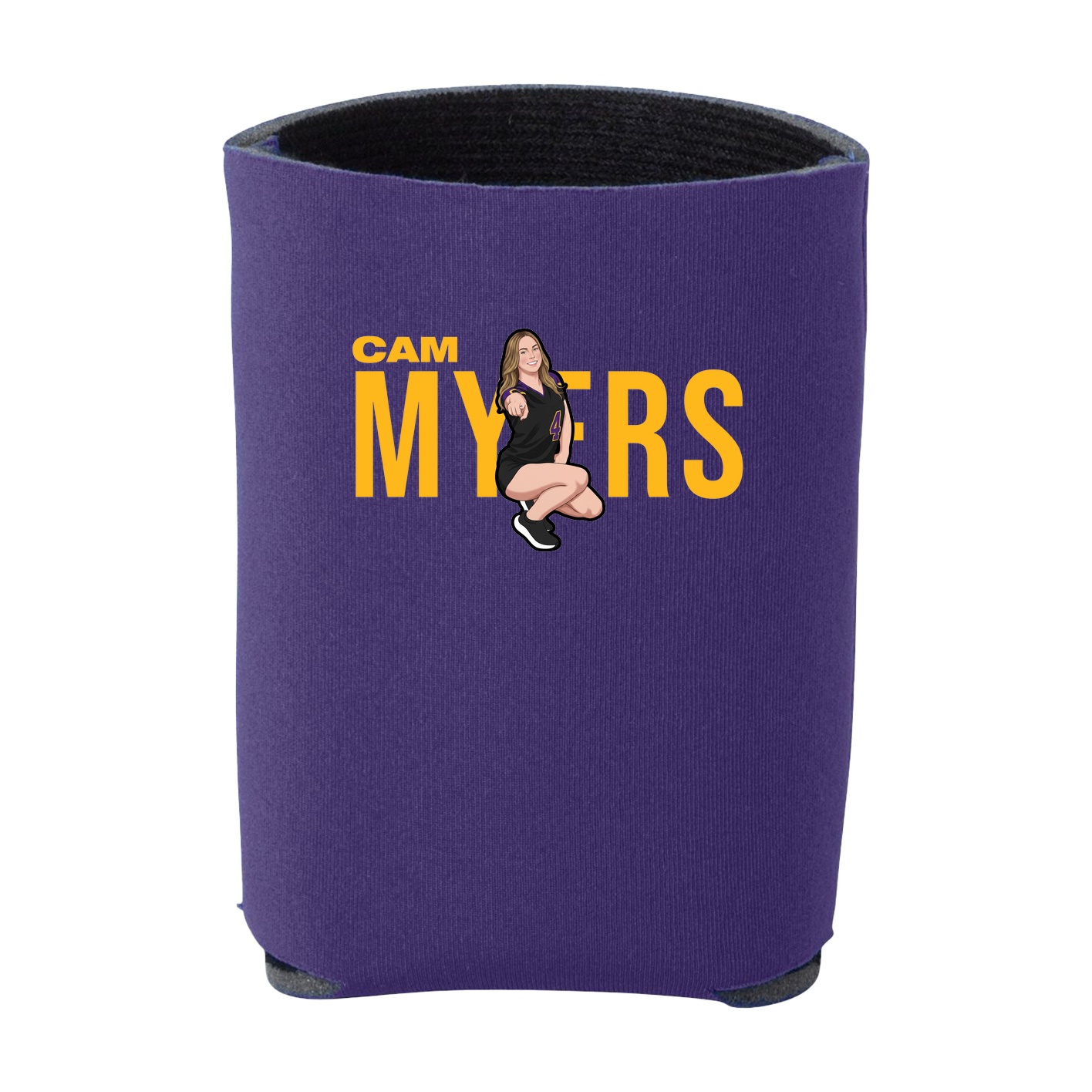 Can Holder — Player Name in Purple