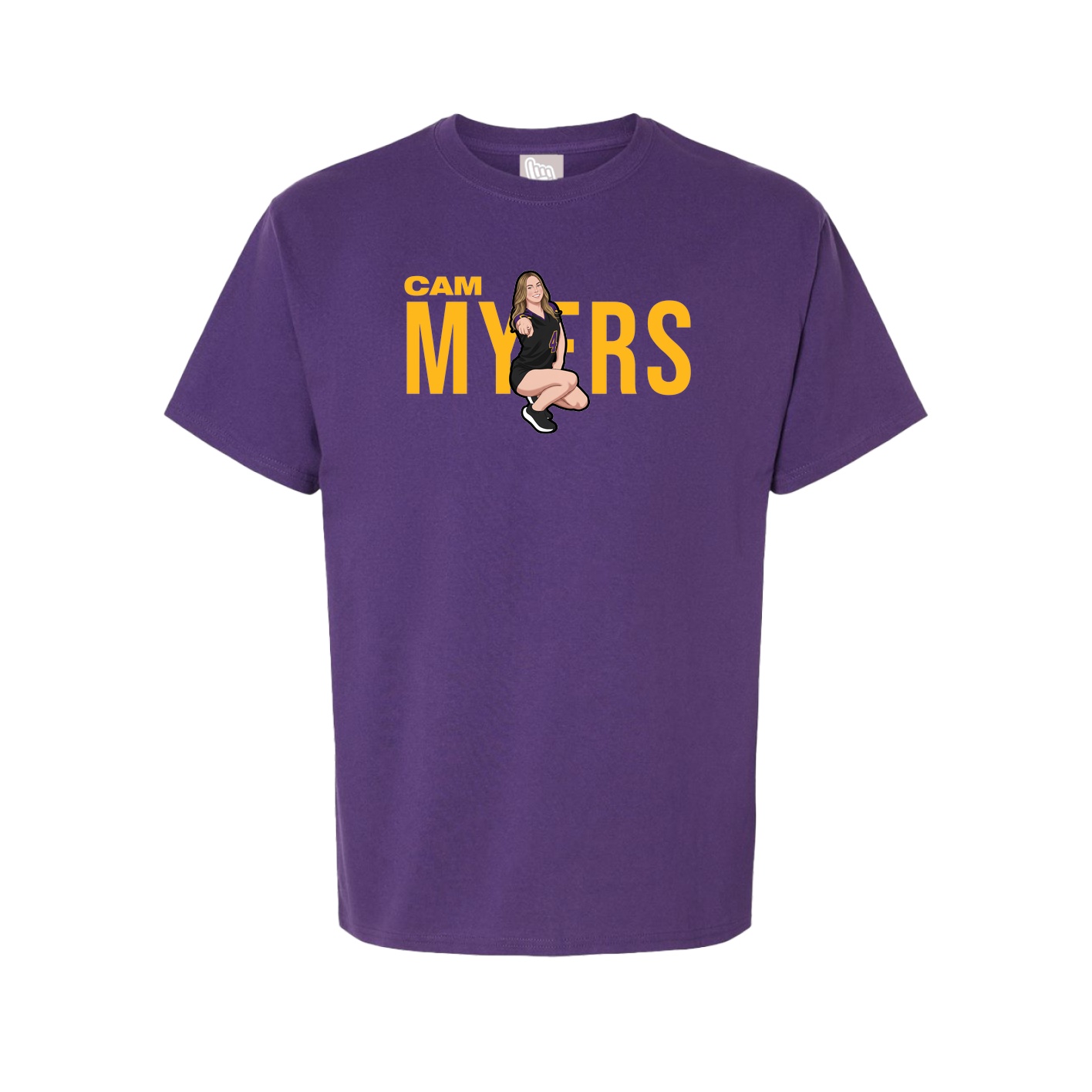 Tee — Player Name in Purple