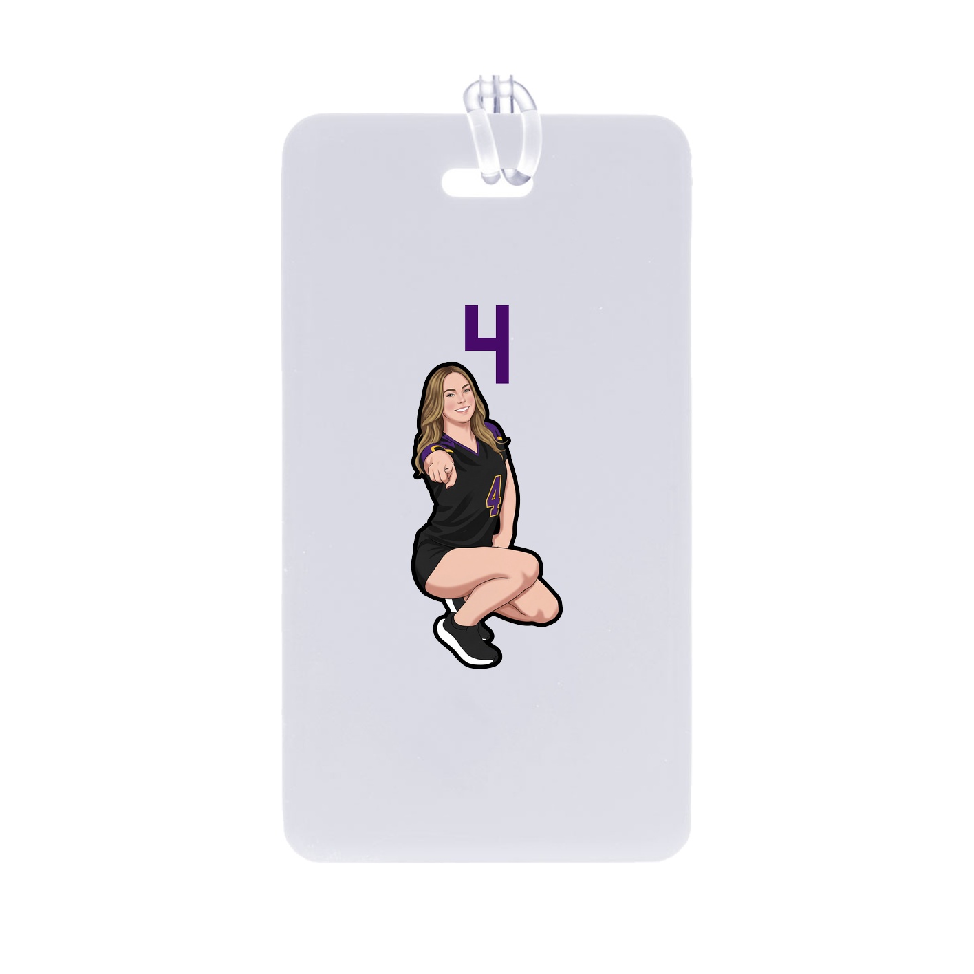 Bag Tag — Number Top in Classic