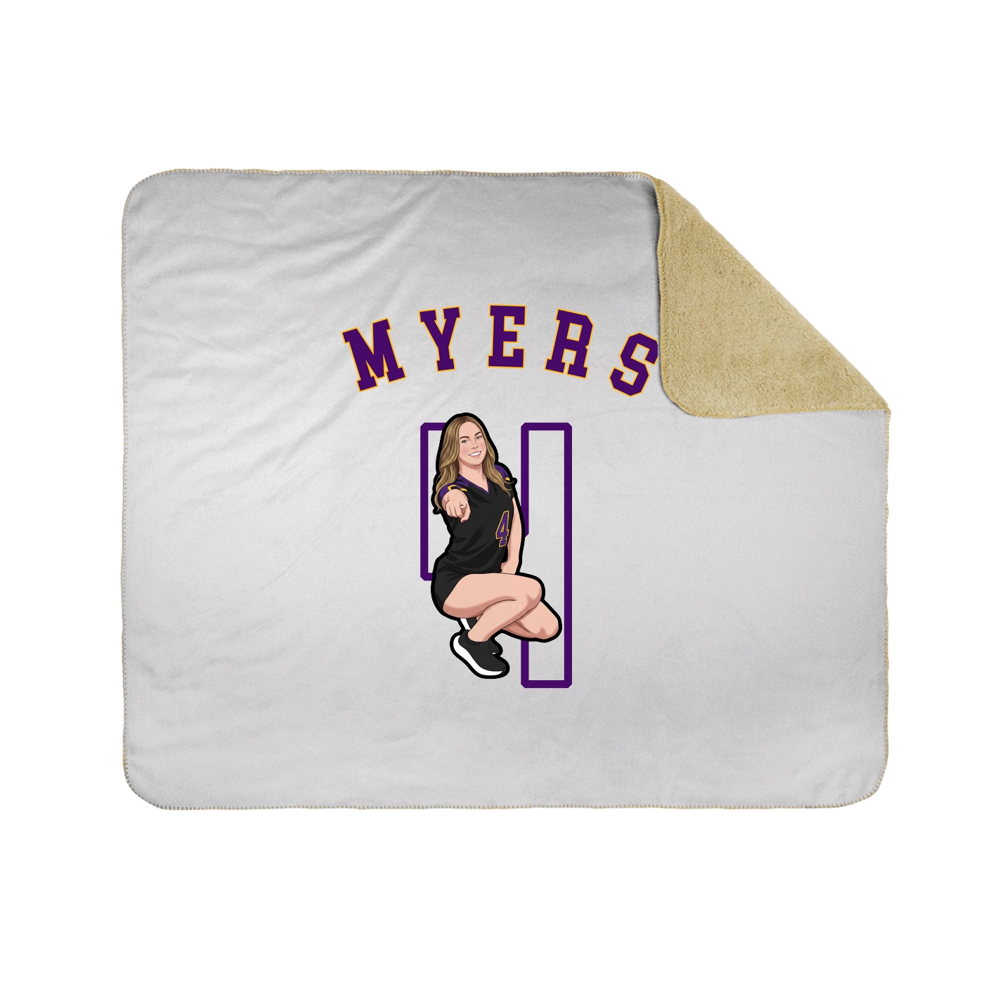 Throw Blanket — Shirsey Arch in White