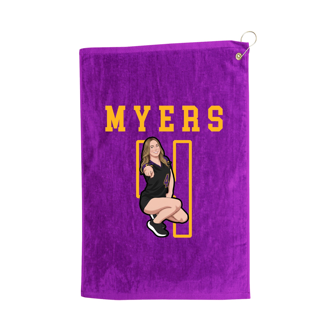 Golf Towel — Shirsey in Purple