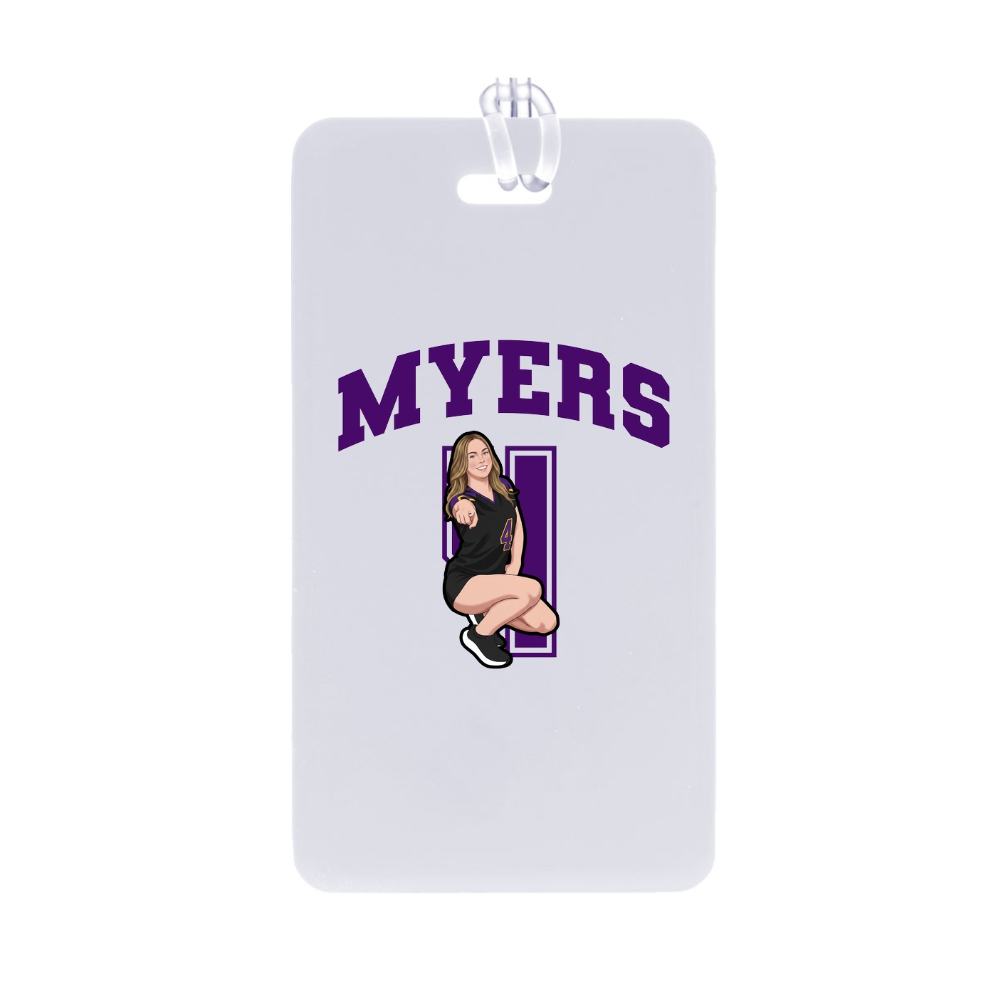 Bag Tag — Number in Classic
