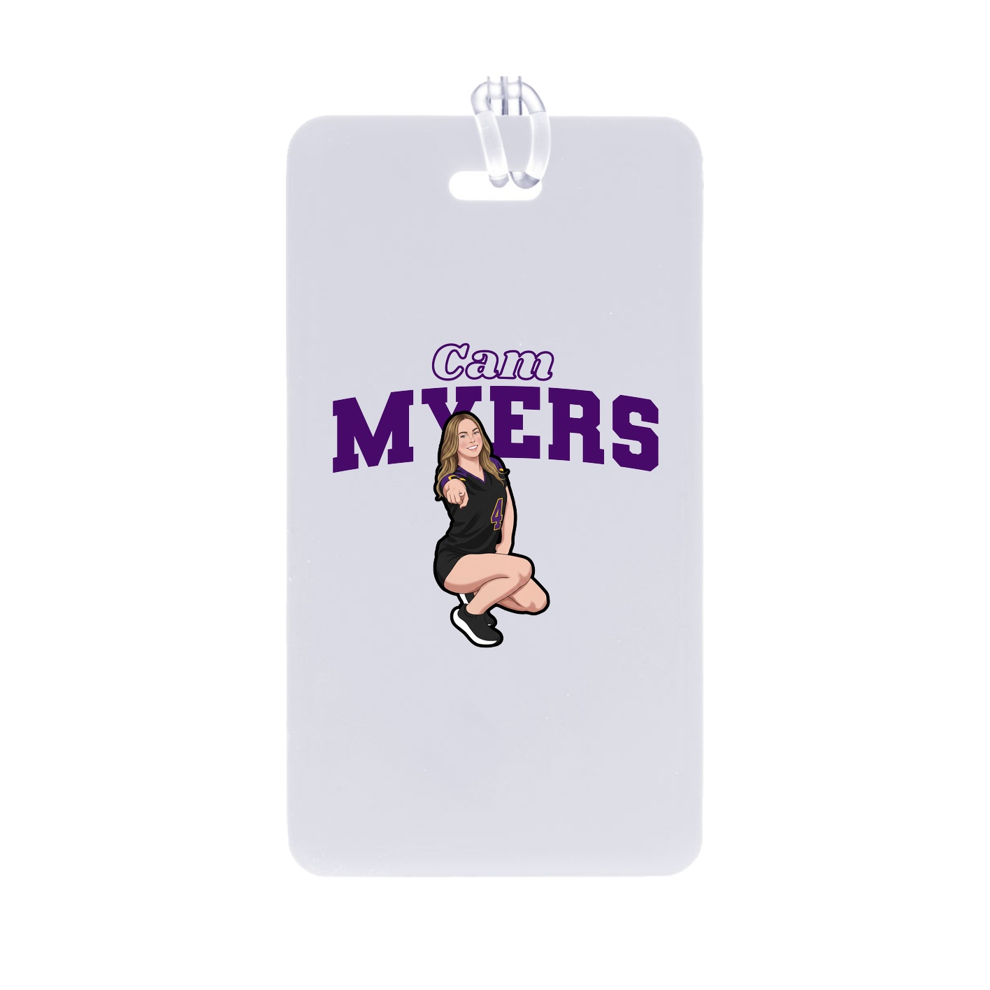 Bag Tag — Name Arch in Classic