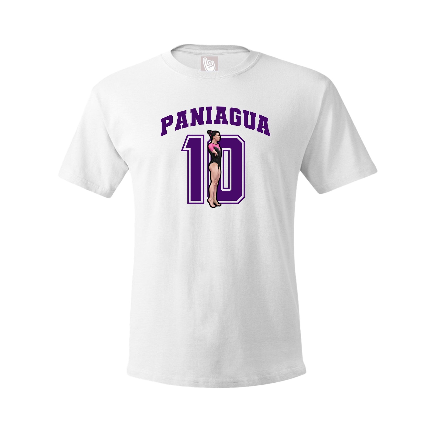 Youth Tee — Number in White