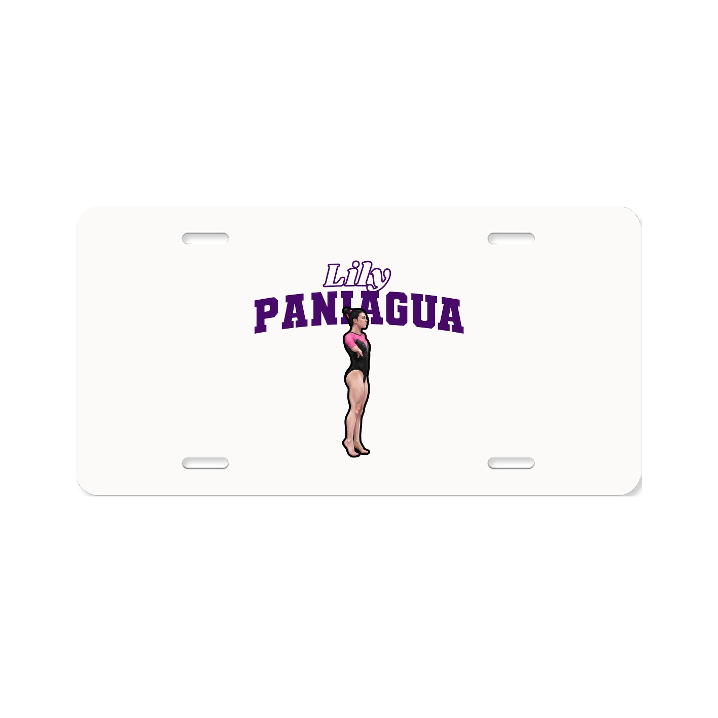 License Plate — Name Arch in Classic