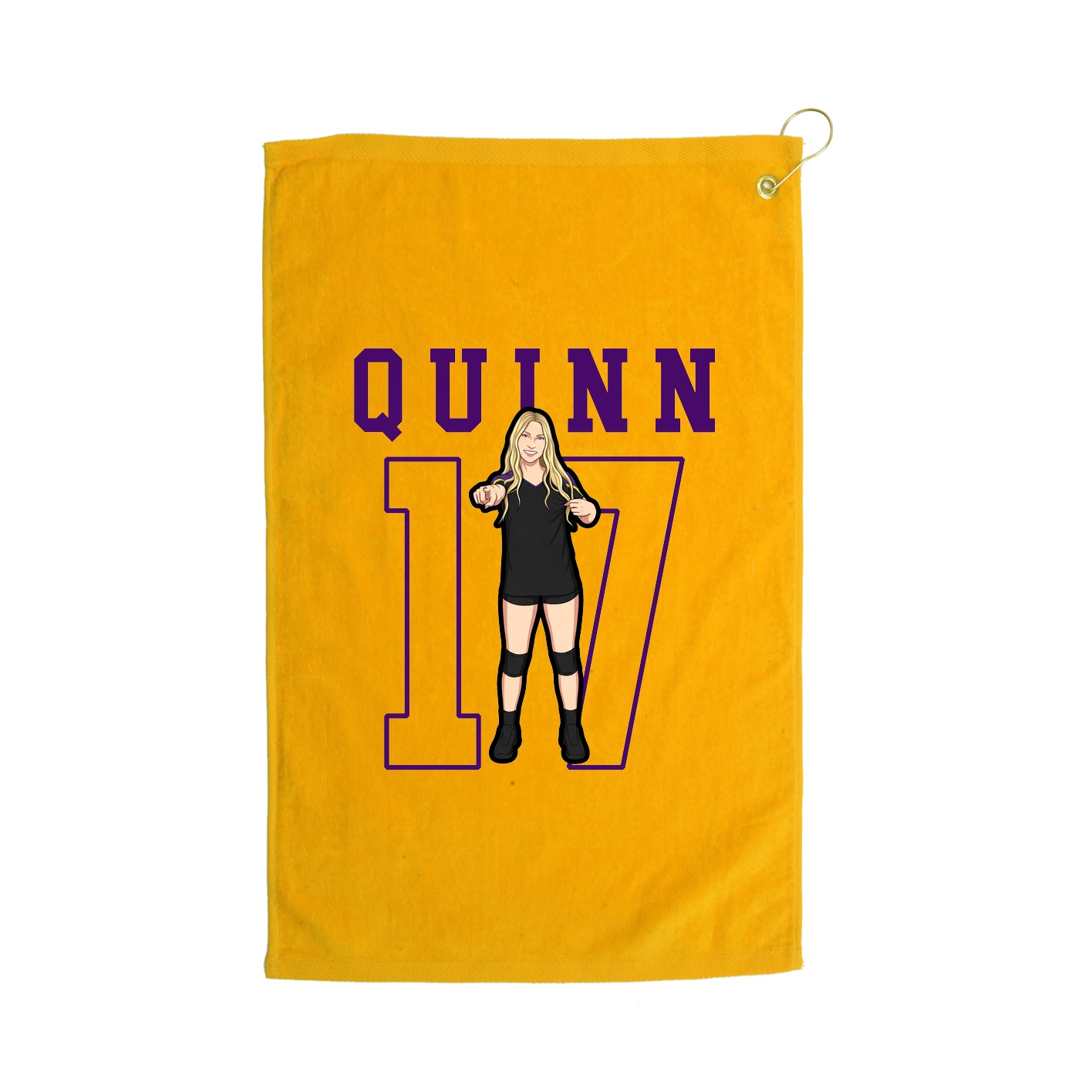 Golf Towel — Shirsey in Gold