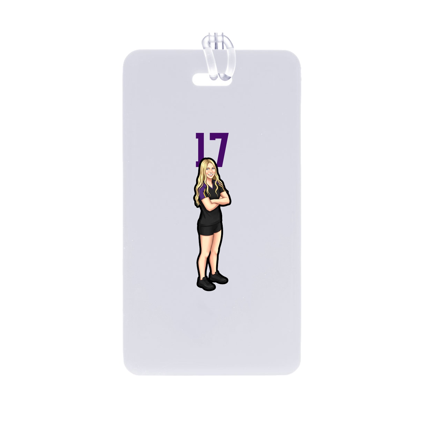 Bag Tag — Number Top in Classic