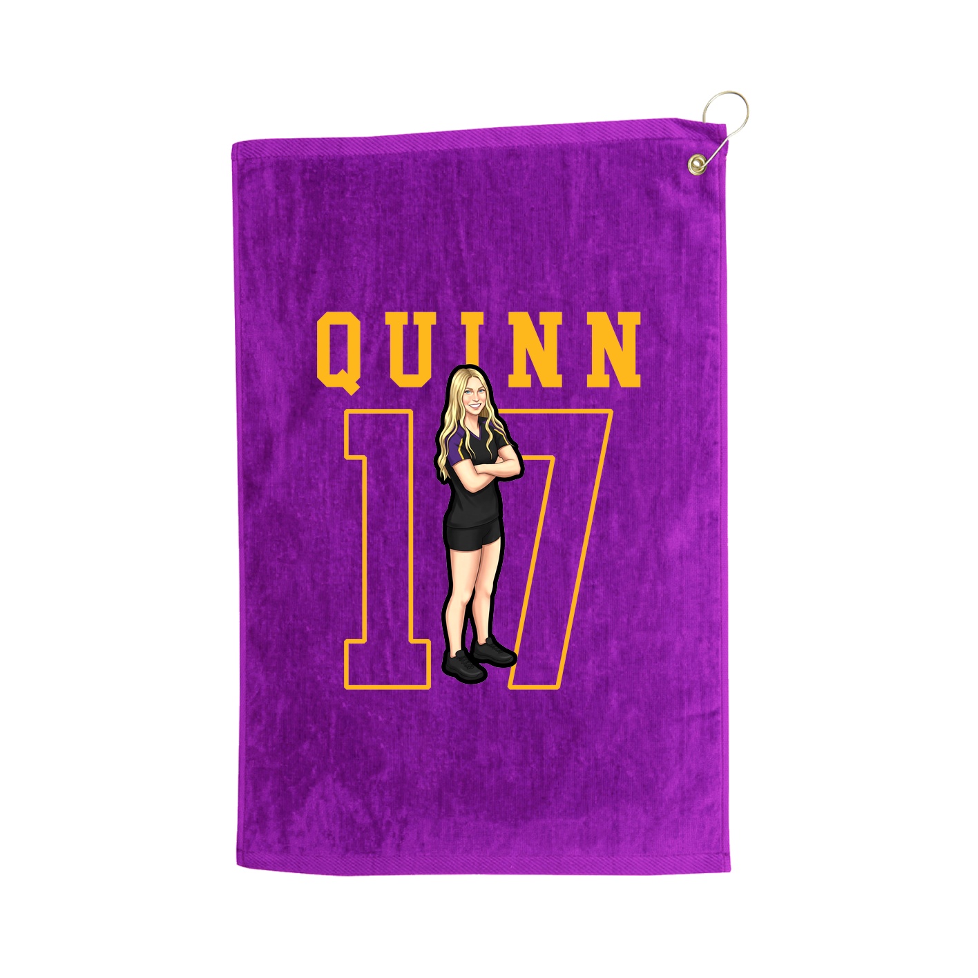 Golf Towel — Shirsey in Purple