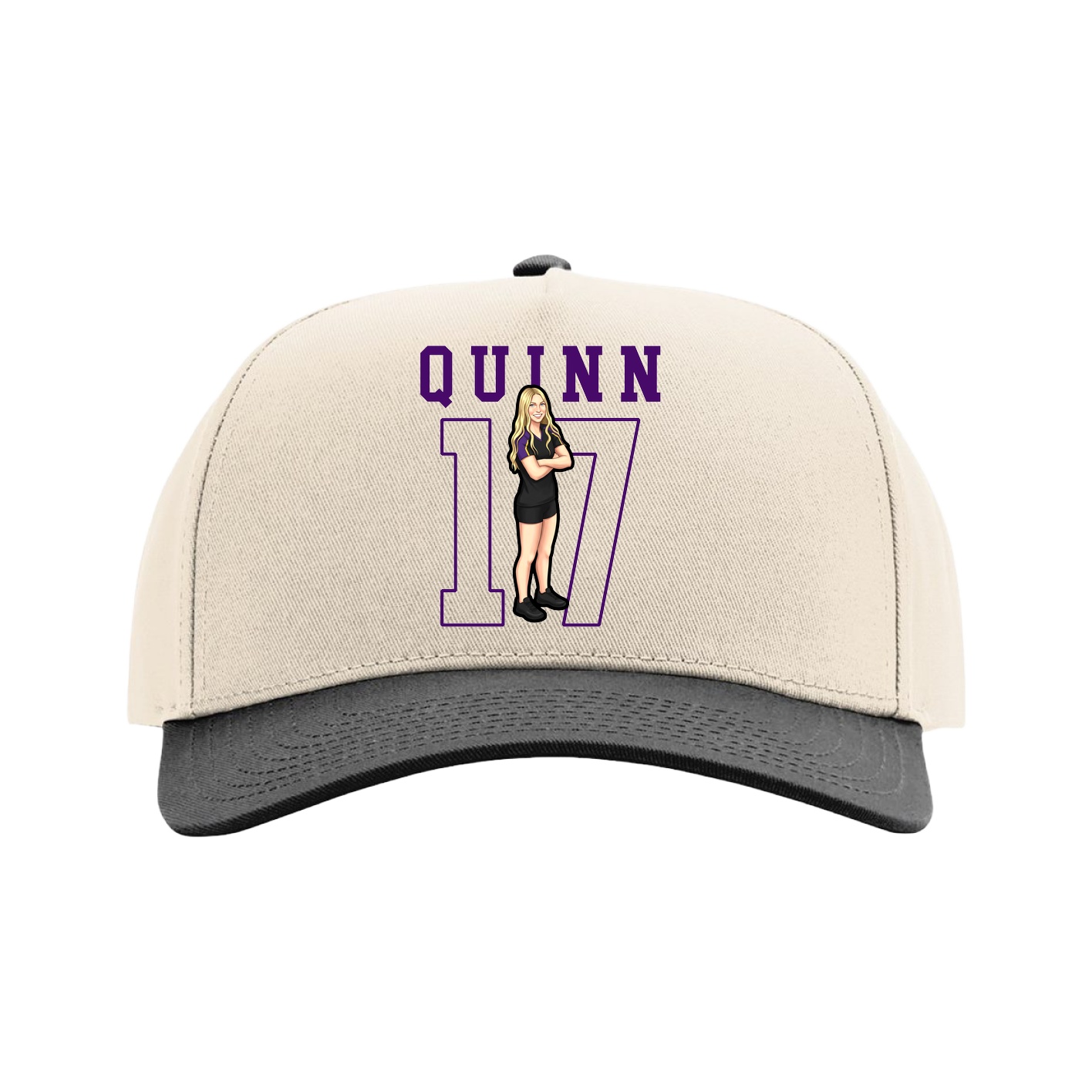 Full Fabric Five-Panel Champ Cap