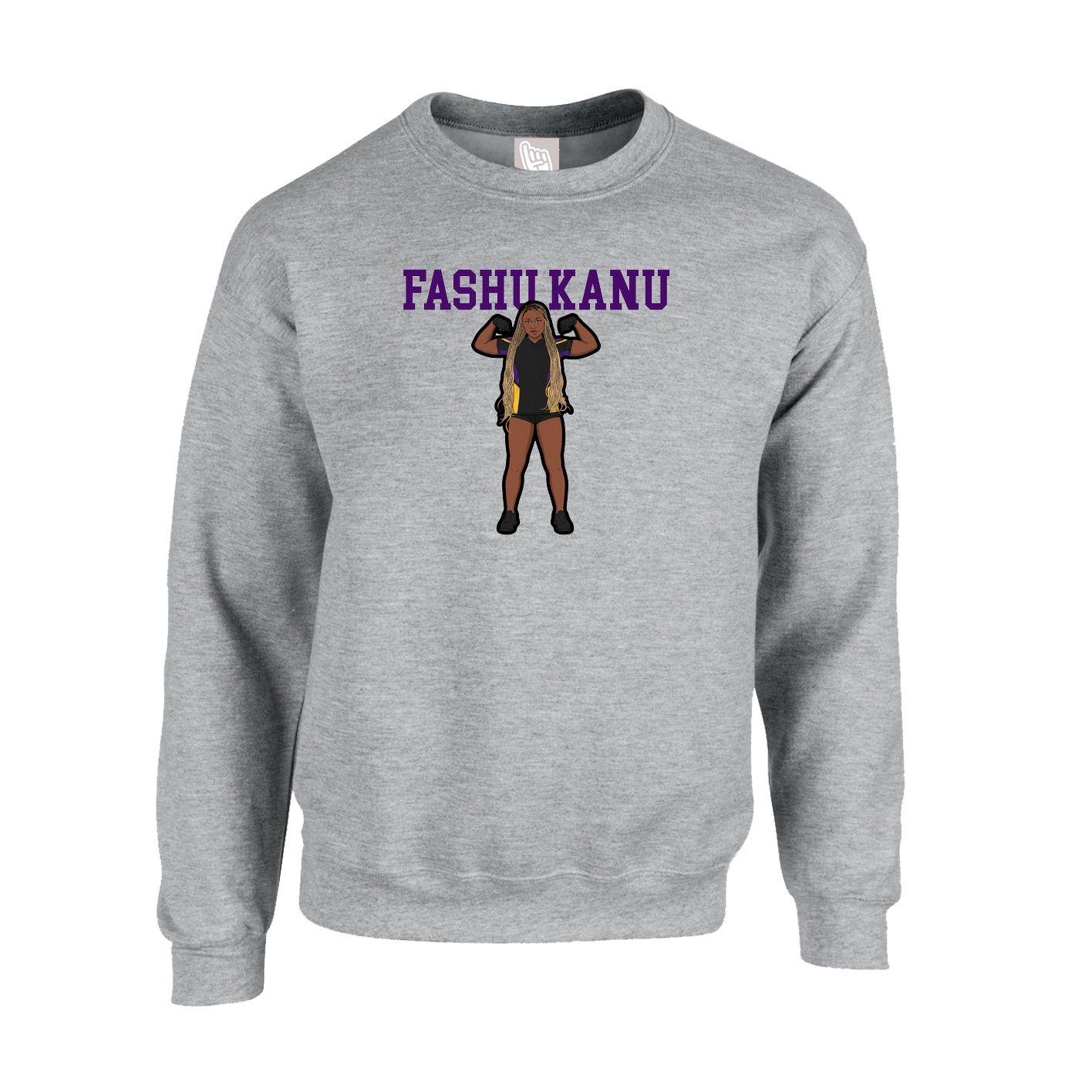 Fleece Crew — Shirsey in Grey