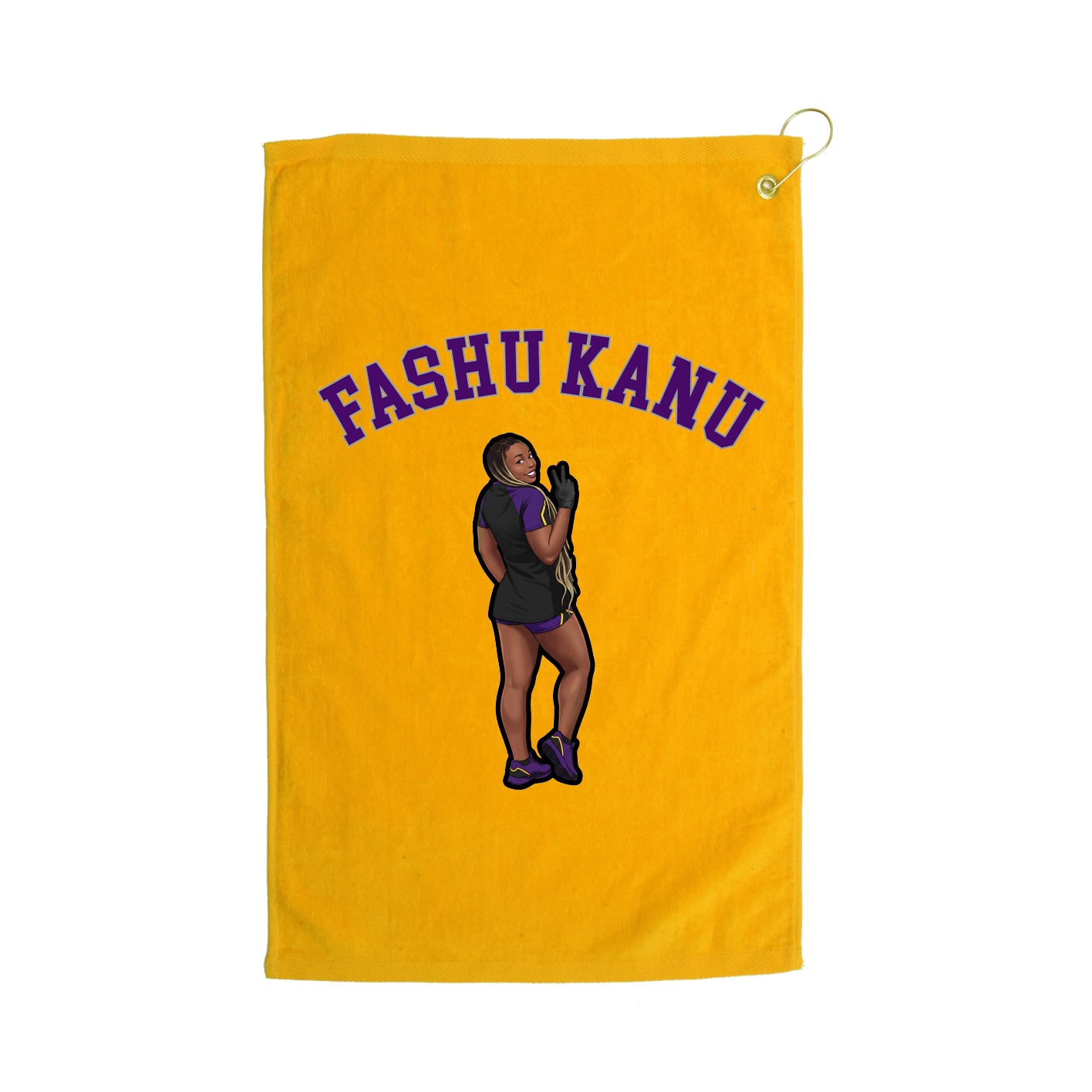 Golf Towel — Shirsey Arch in Gold