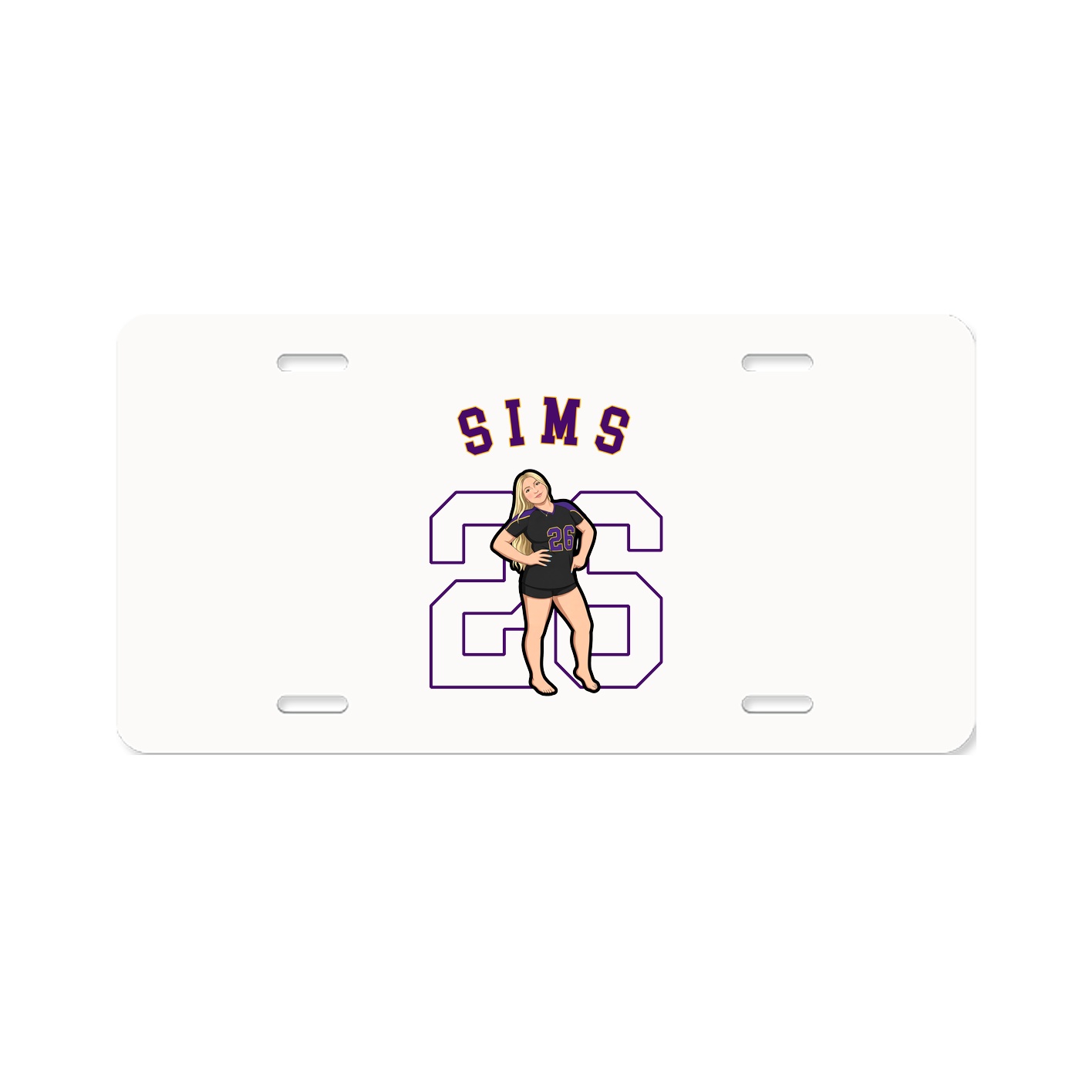 License Plate — Shirsey Arch in Classic