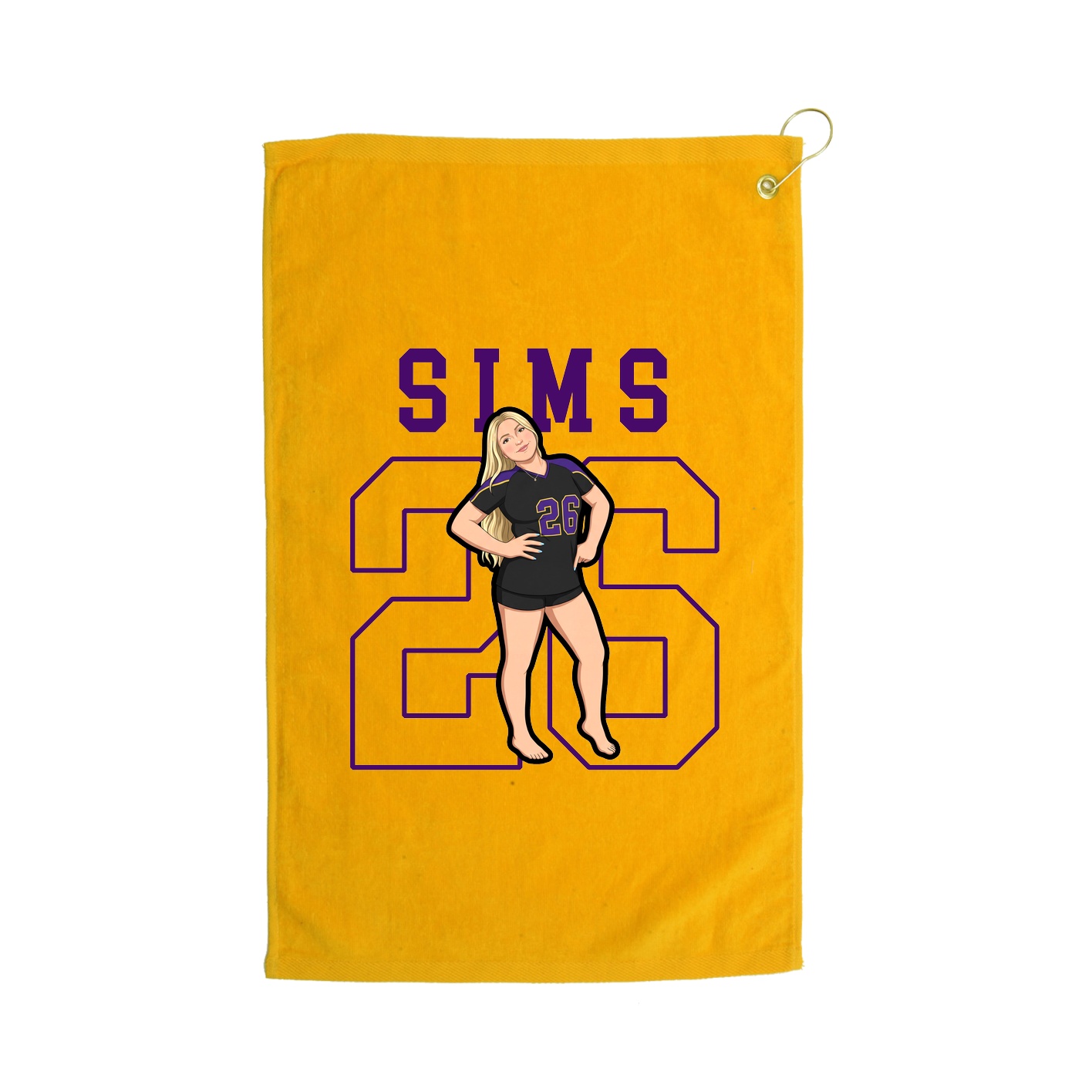 Terry Velour Golf Towel
