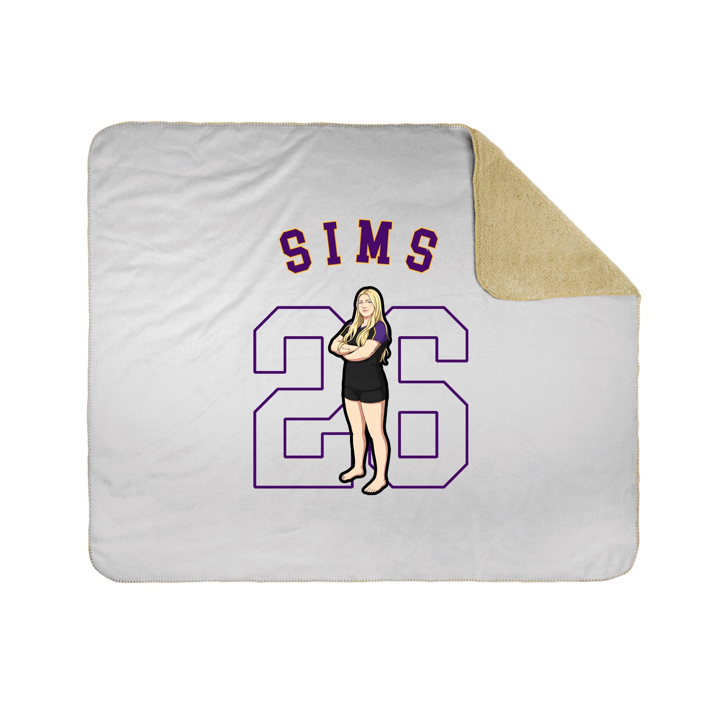 Throw Blanket — Shirsey Arch in White