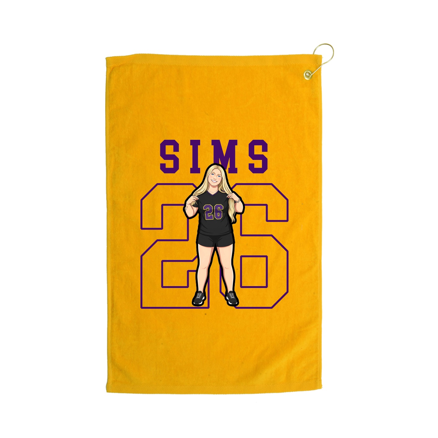 Golf Towel — Shirsey in Gold