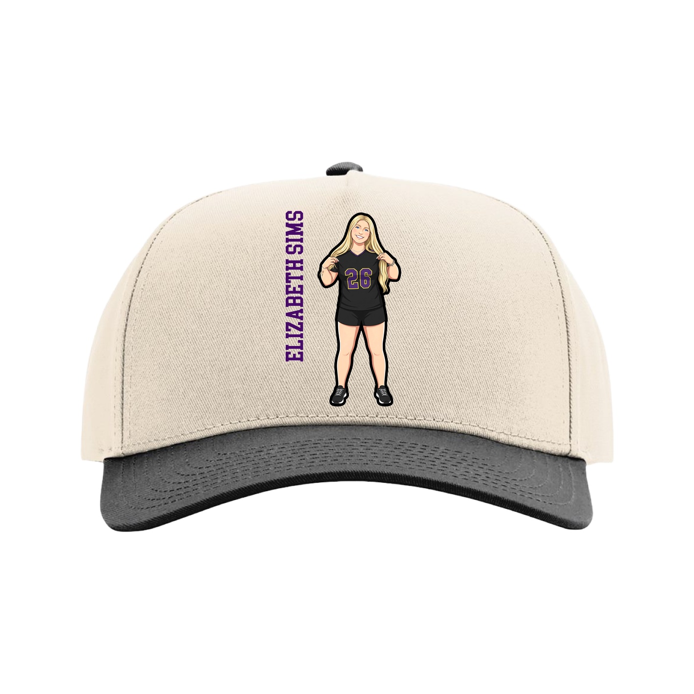 Full Fabric Five-Panel Champ Cap