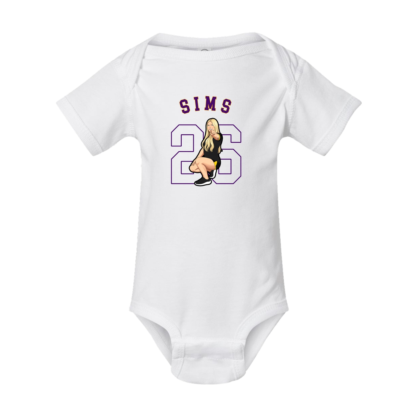 Baby Onesie — Shirsey Arch in White