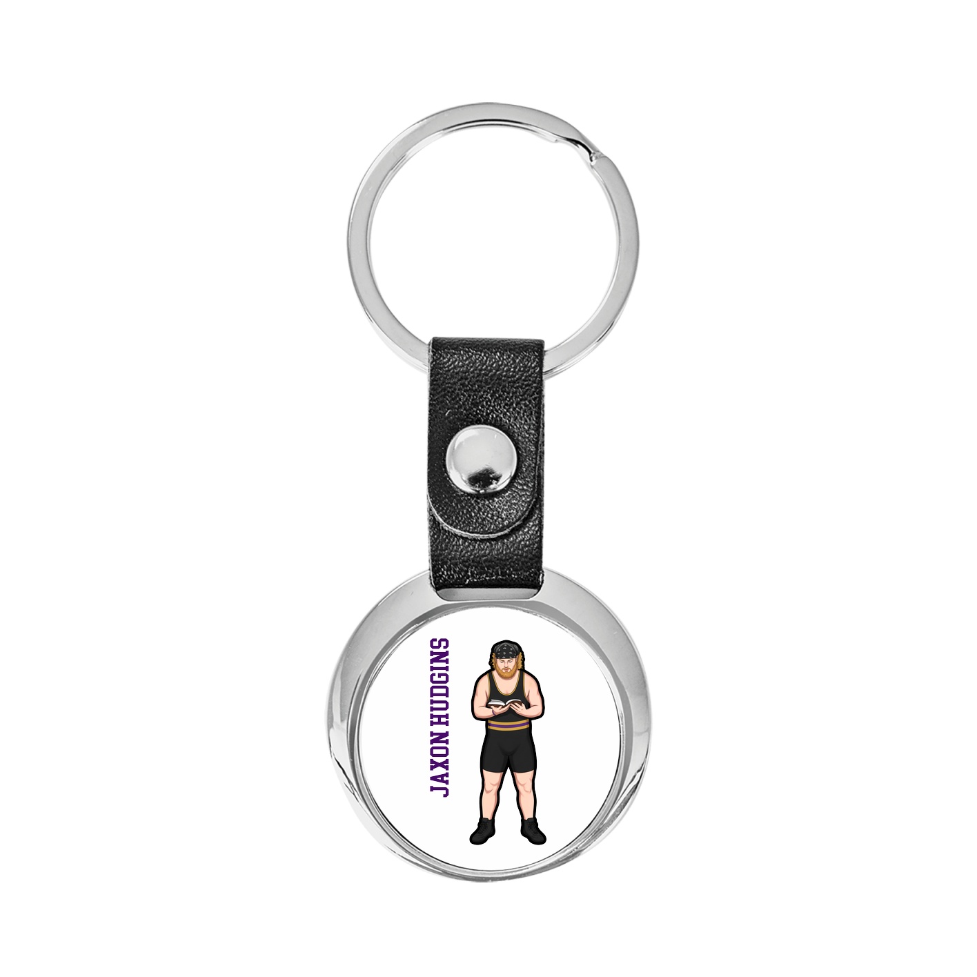 Key Chain — Name Vertical in Classic