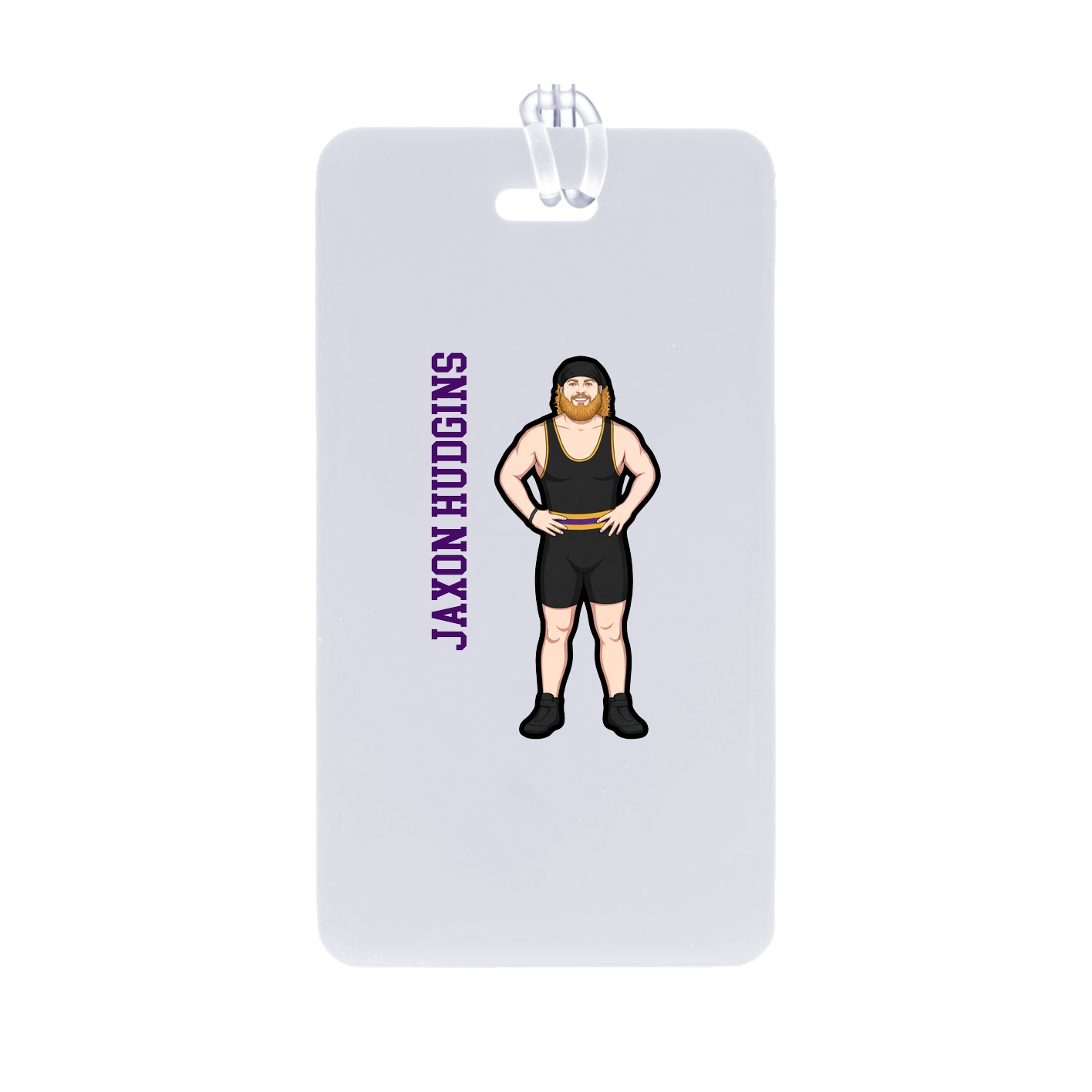 Bag Tag — Name Vertical in Classic