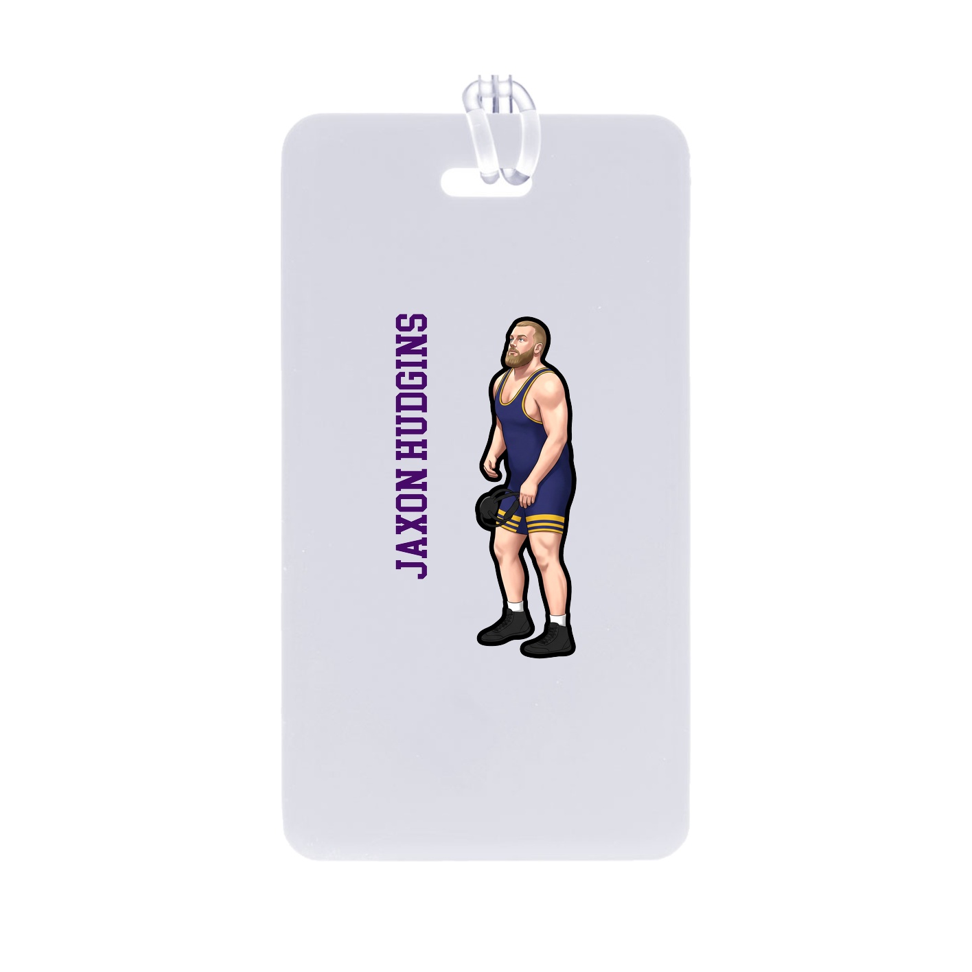 Bag Tag — Name Vertical in Classic