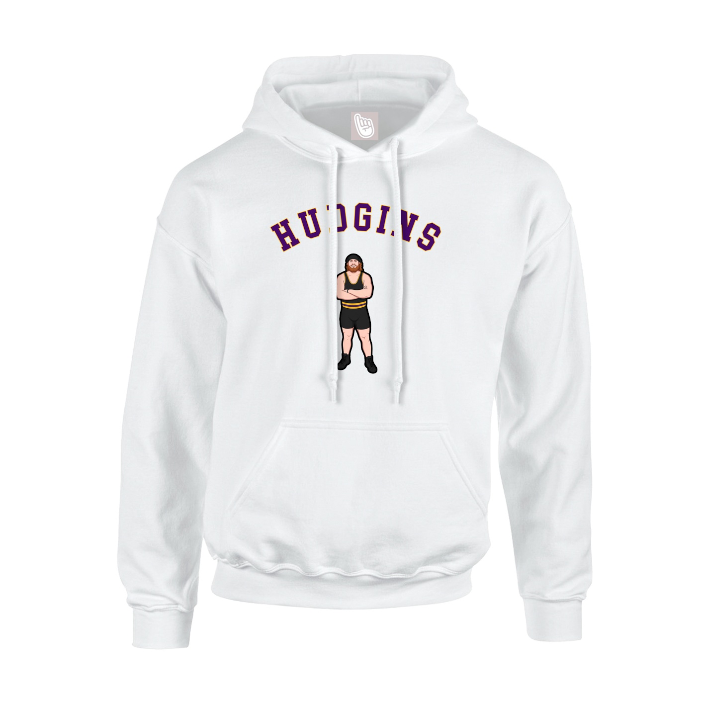 Youth Hoodie — Shirsey Arch in White