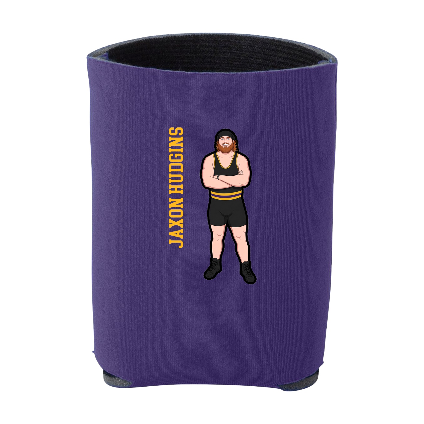 Can Holder — Name Vertical in Purple