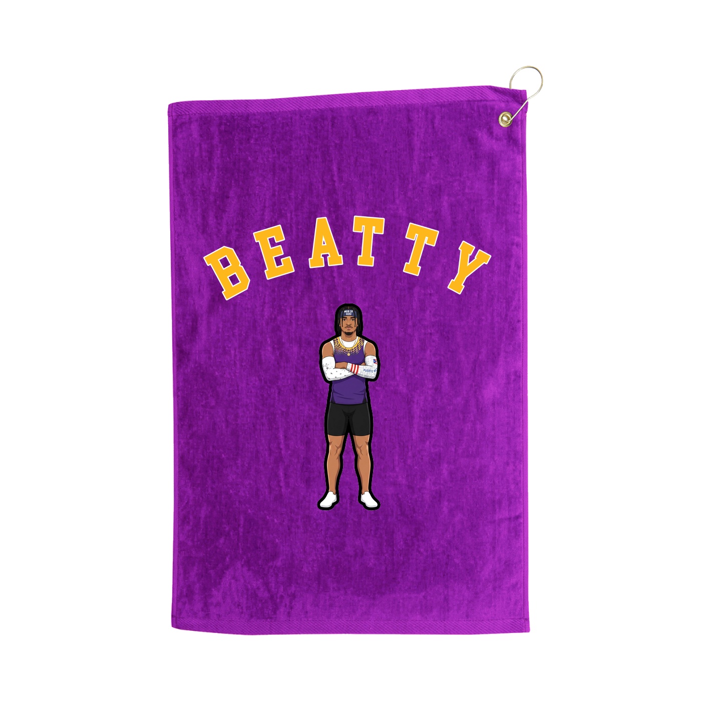 Golf Towel — Shirsey Arch in Purple