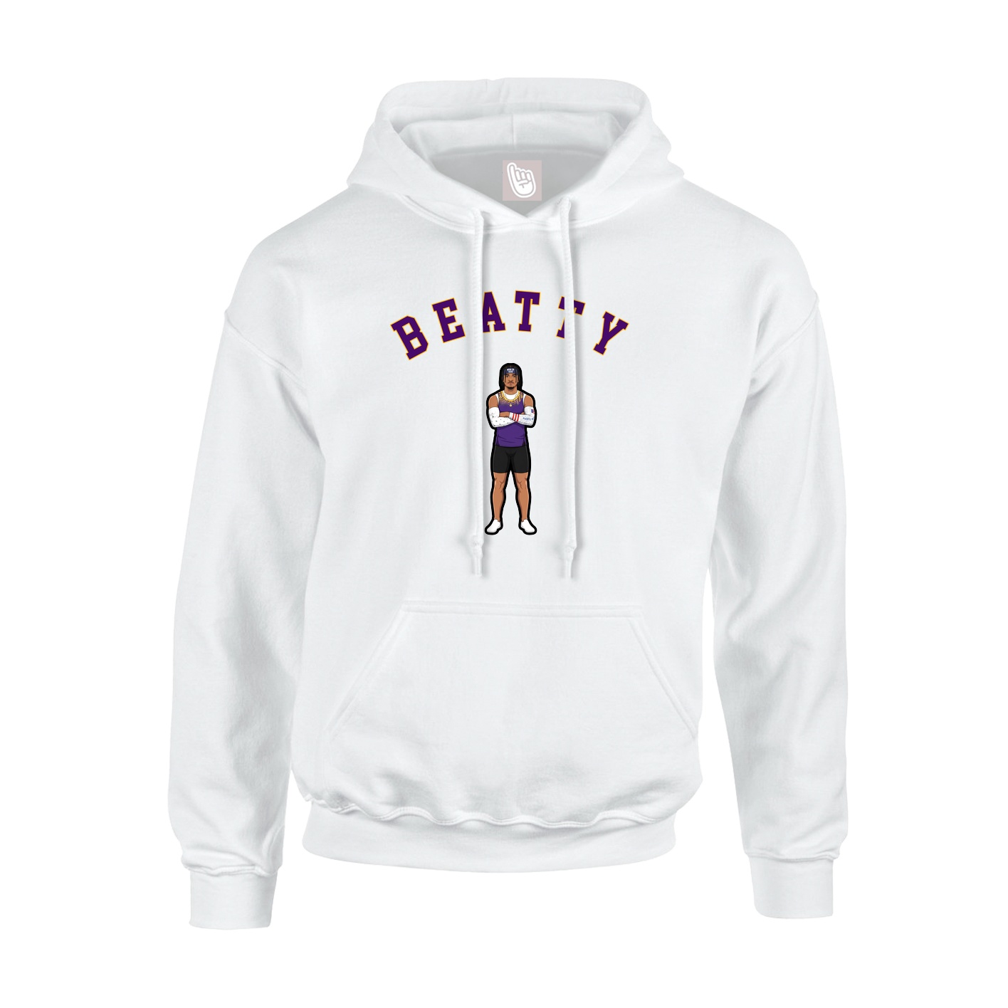 Youth Hoodie — Shirsey Arch in White