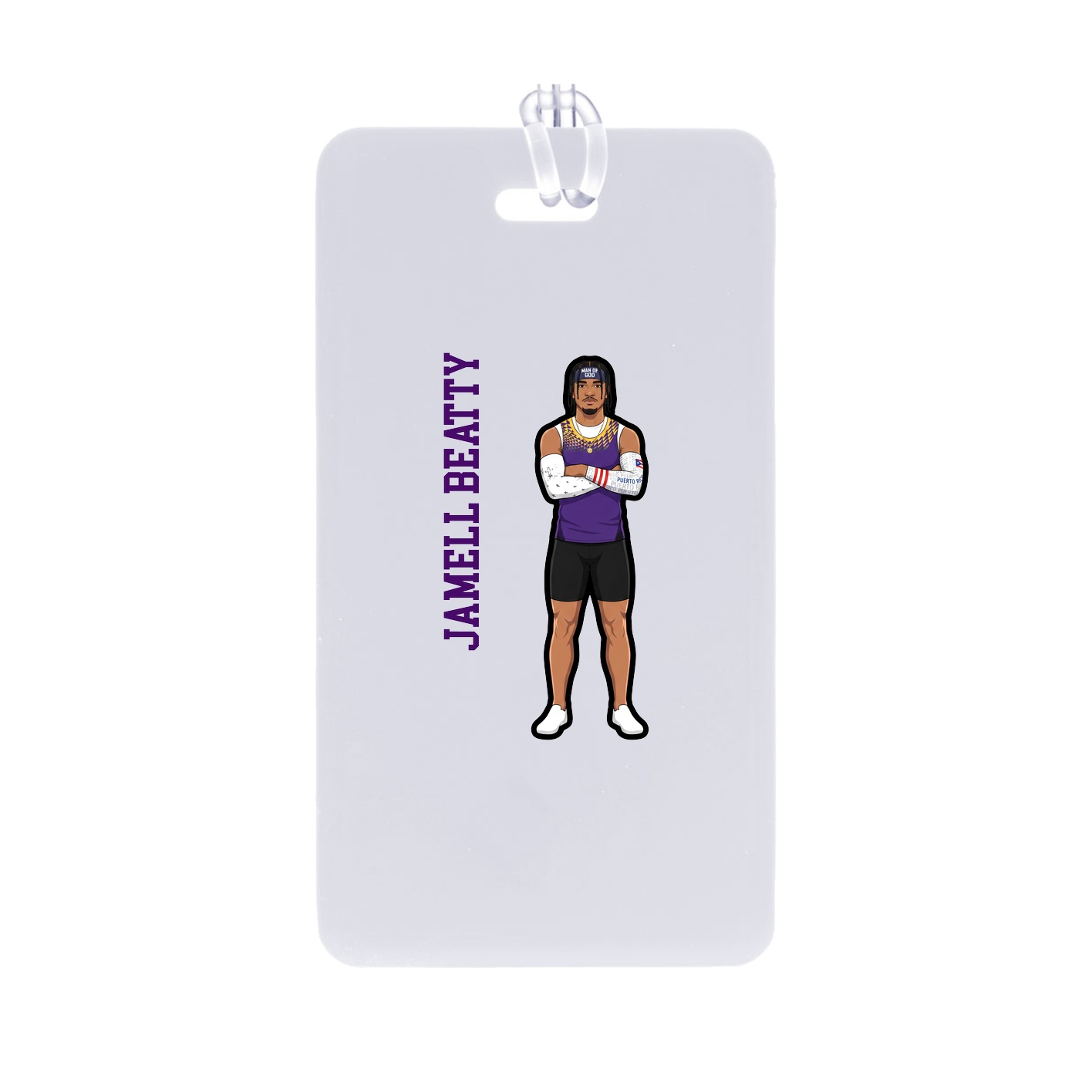Bag Tag — Name Vertical in Classic