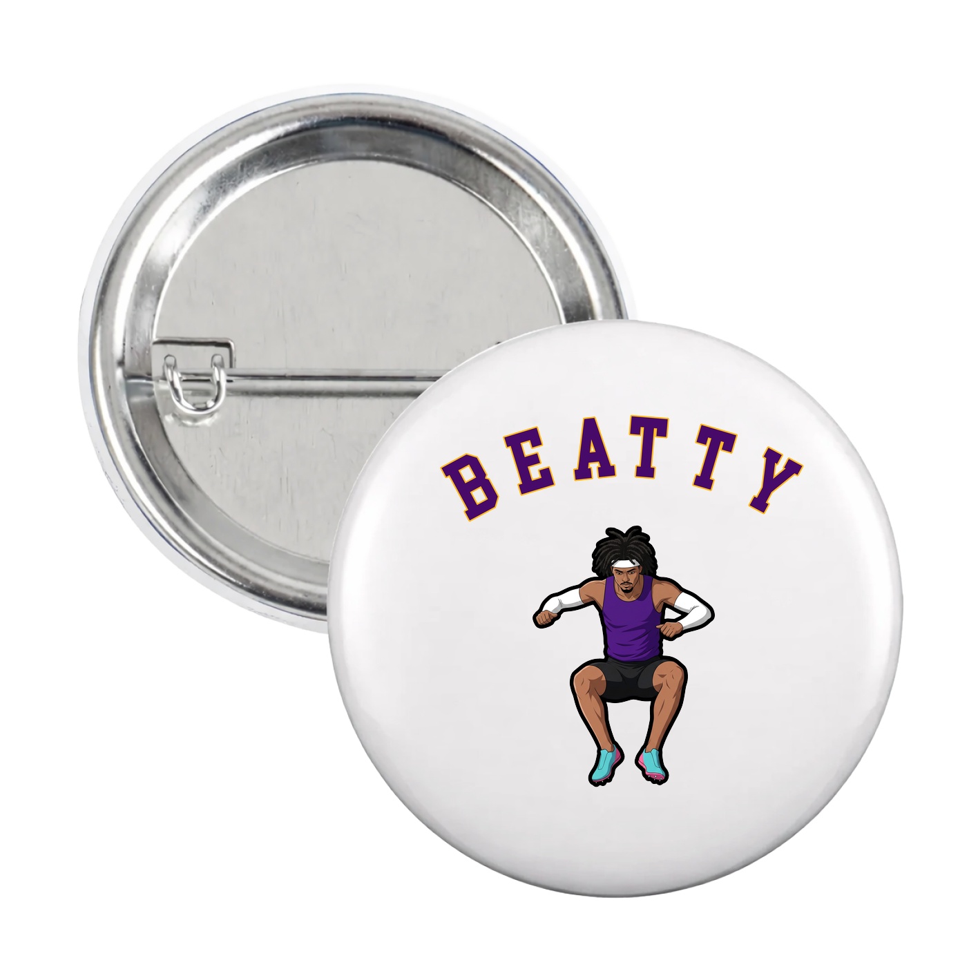 Game Day Button — Shirsey Arch in White