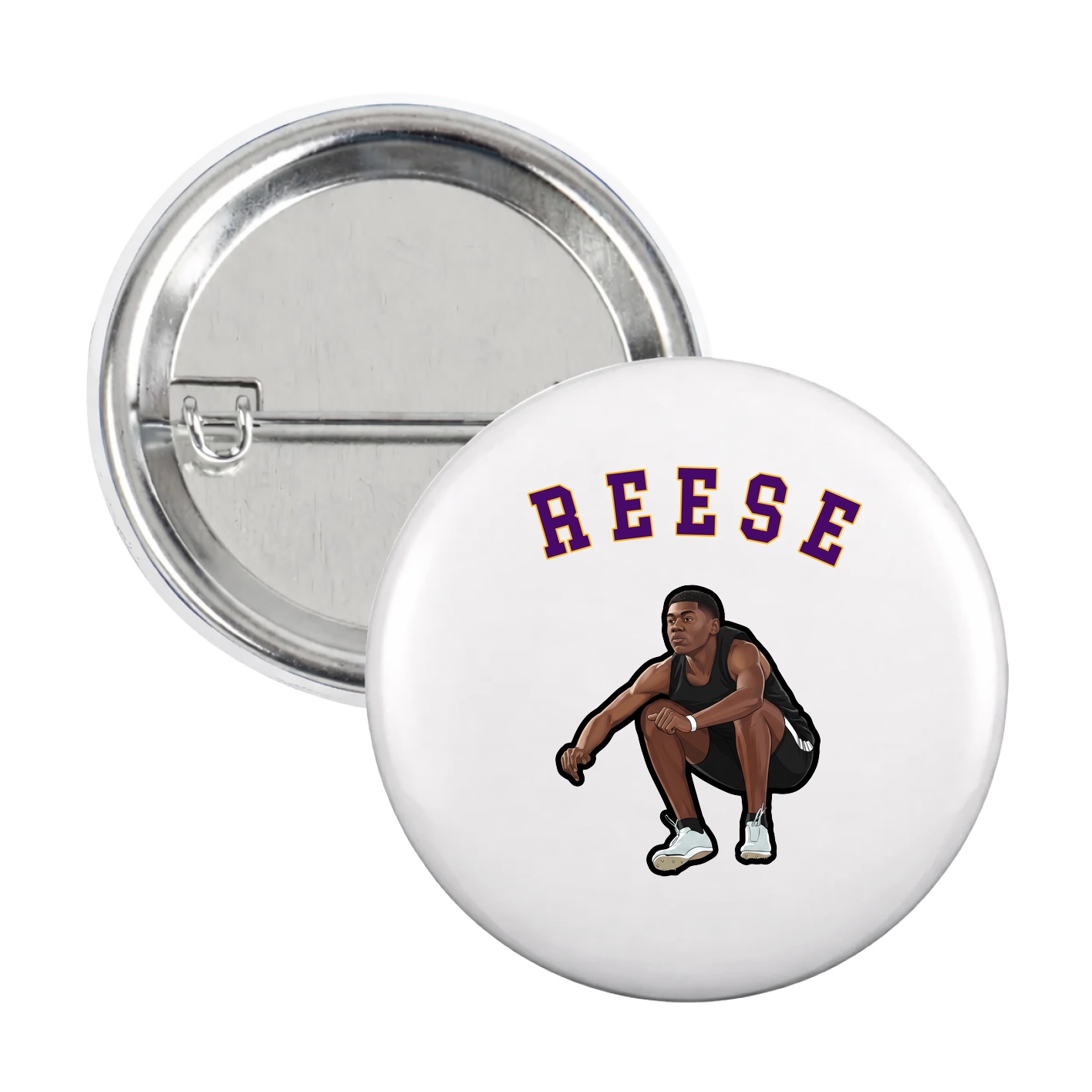 Game Day Button — Shirsey Arch in White