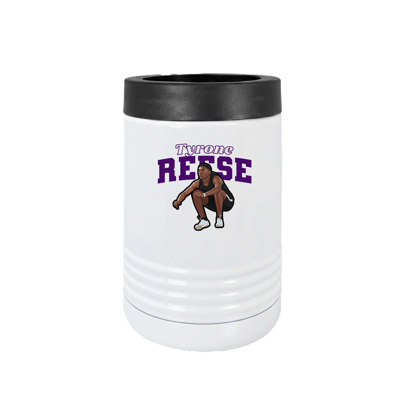 Beverage Holder — Name Arch in White