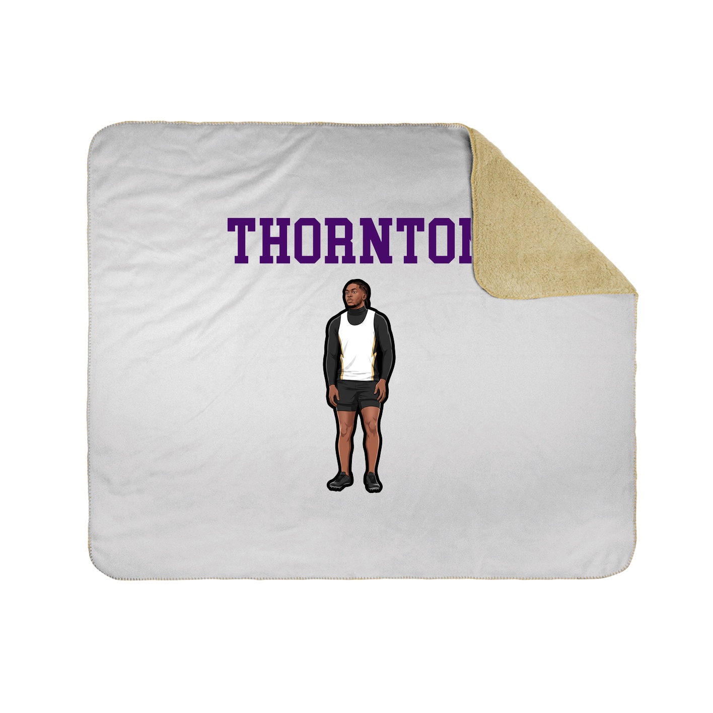 Throw Blanket — Shirsey in White