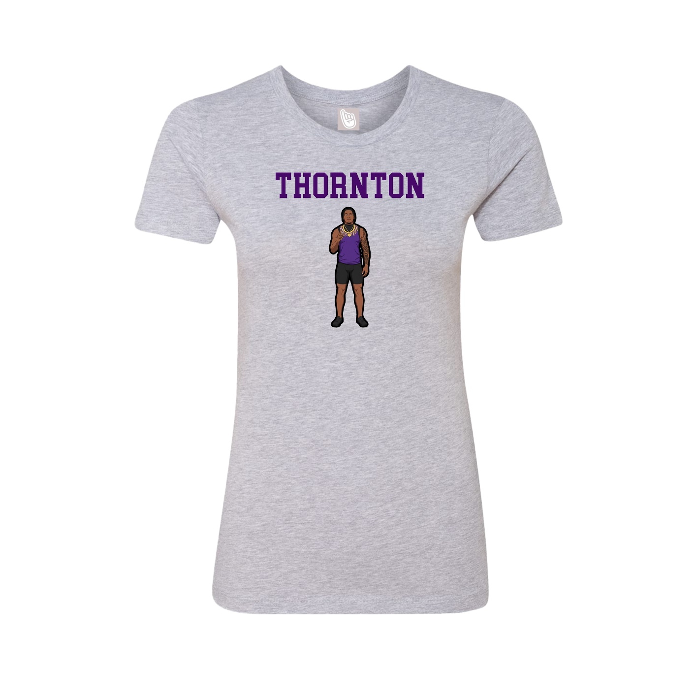 Fitted Women's Tee — Shirsey in Grey