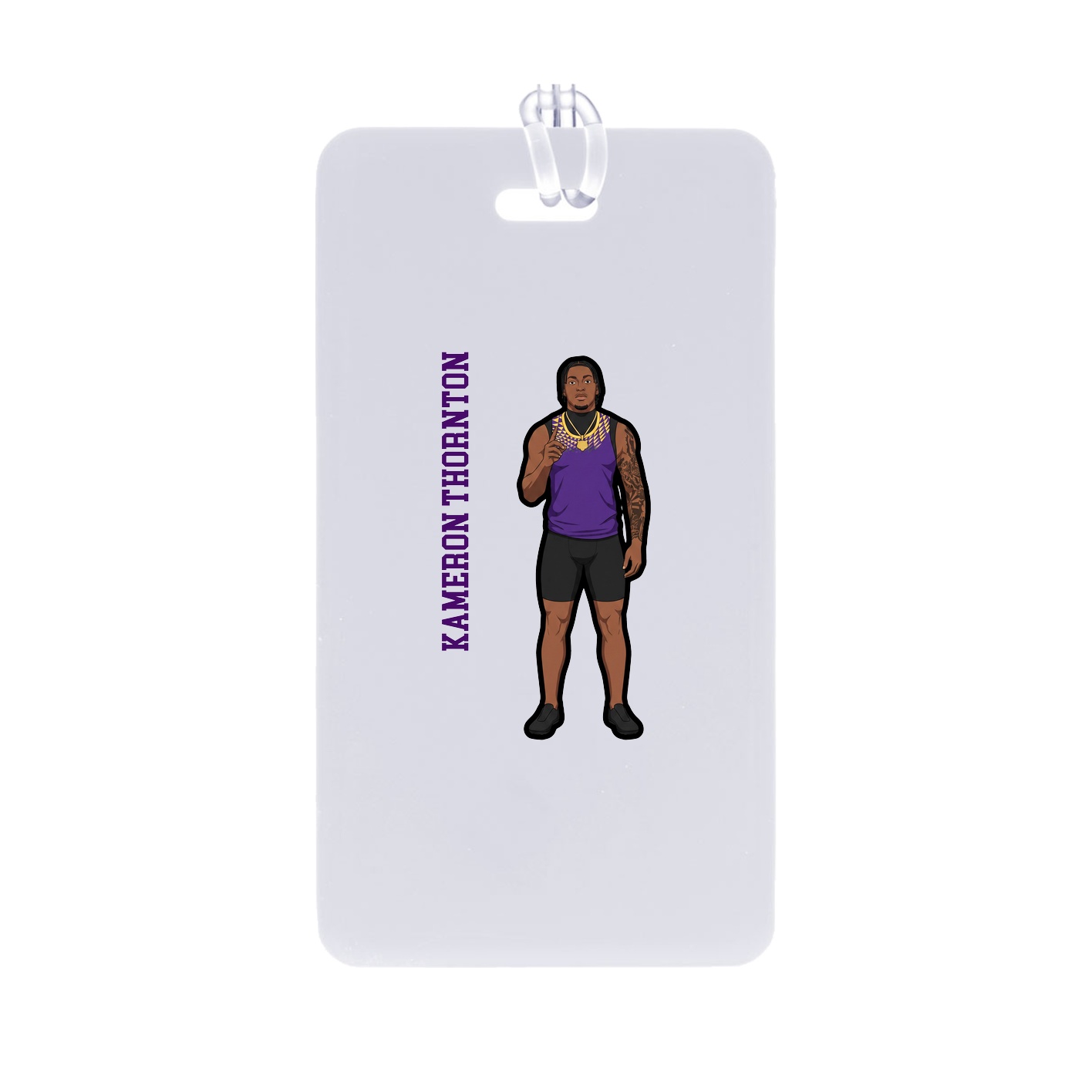 Bag Tag — Name Vertical in Classic