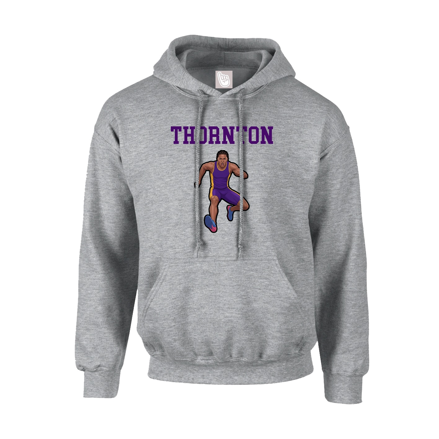 Hoodie — Shirsey in Grey