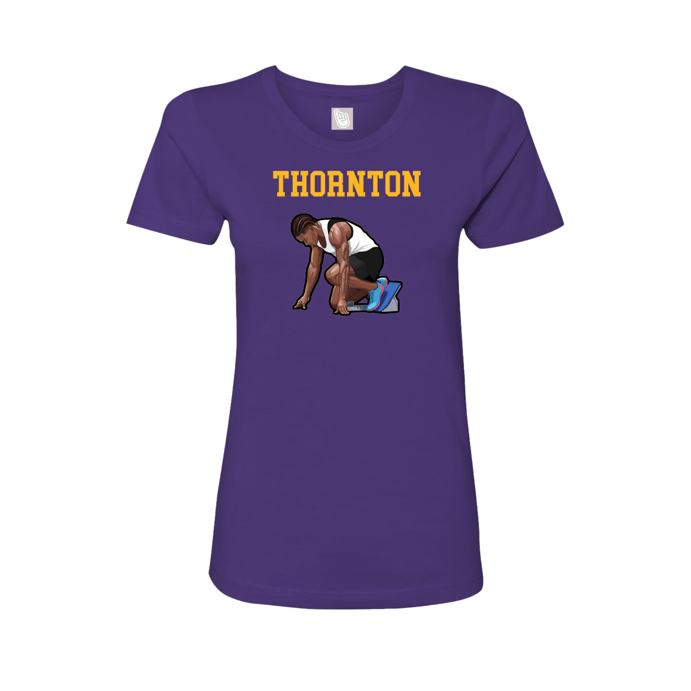 Fitted Women's Tee — Shirsey in Purple