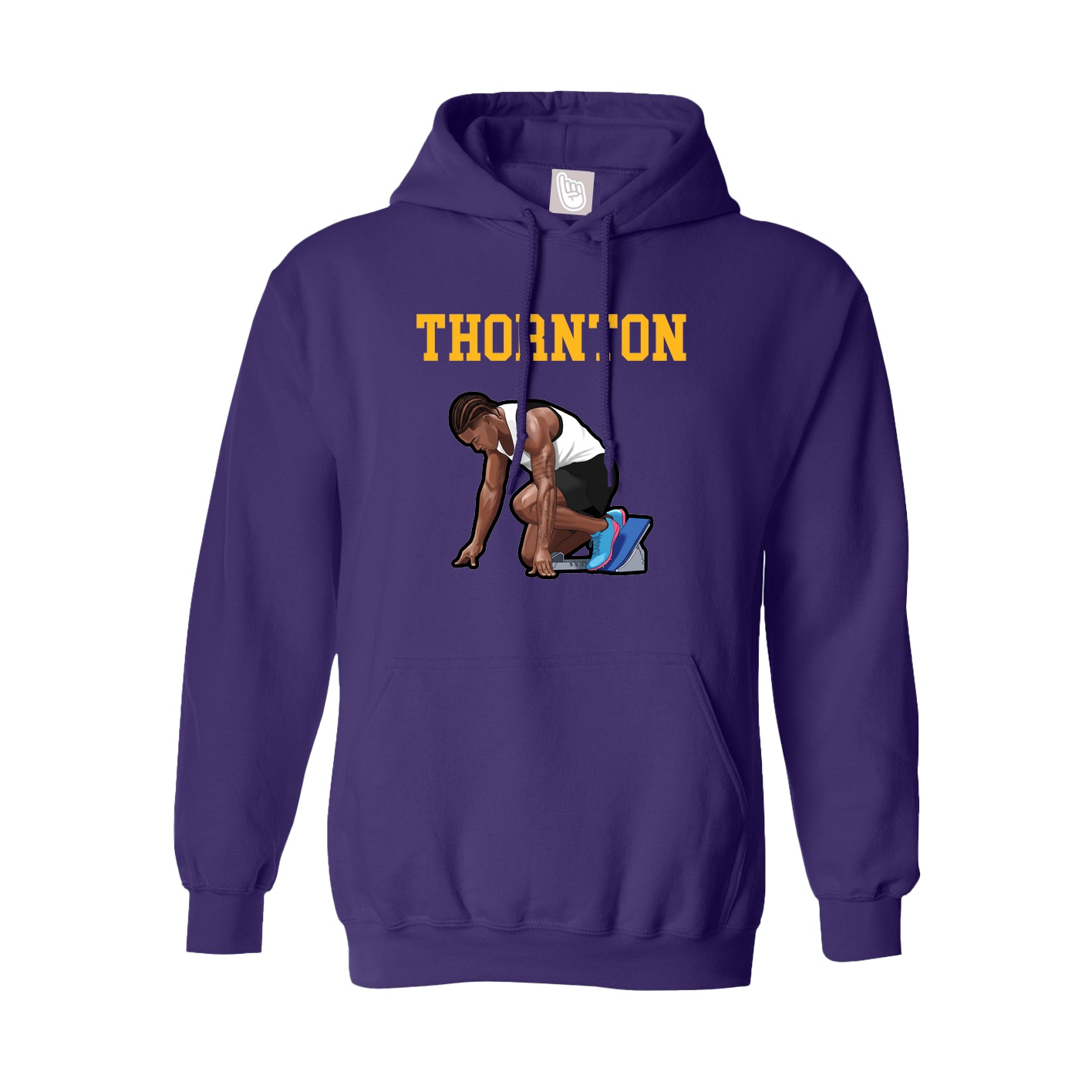 Hoodie — Shirsey in Purple