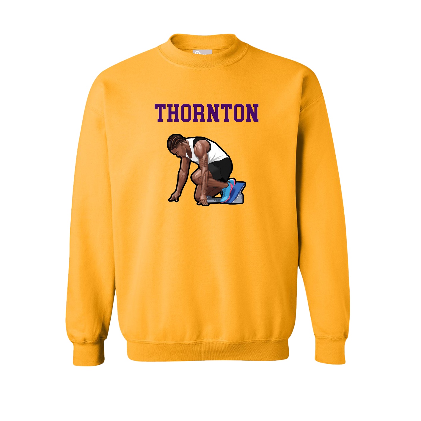 Fleece Crew — Shirsey in Gold