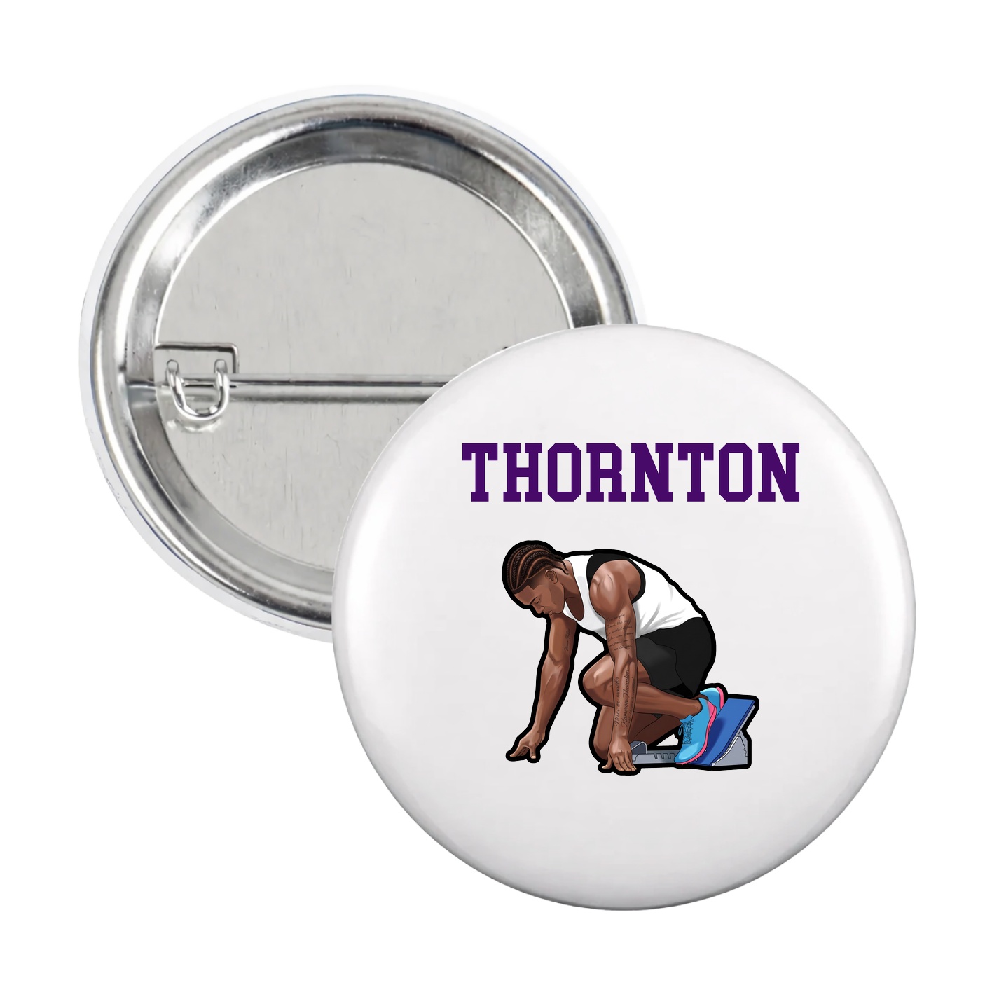 Game Day Button — Shirsey in White