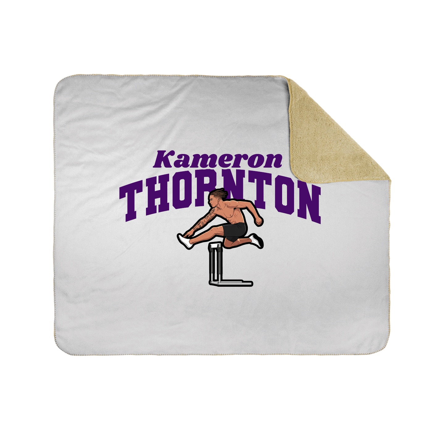 Throw Blanket — Signature Arch in White