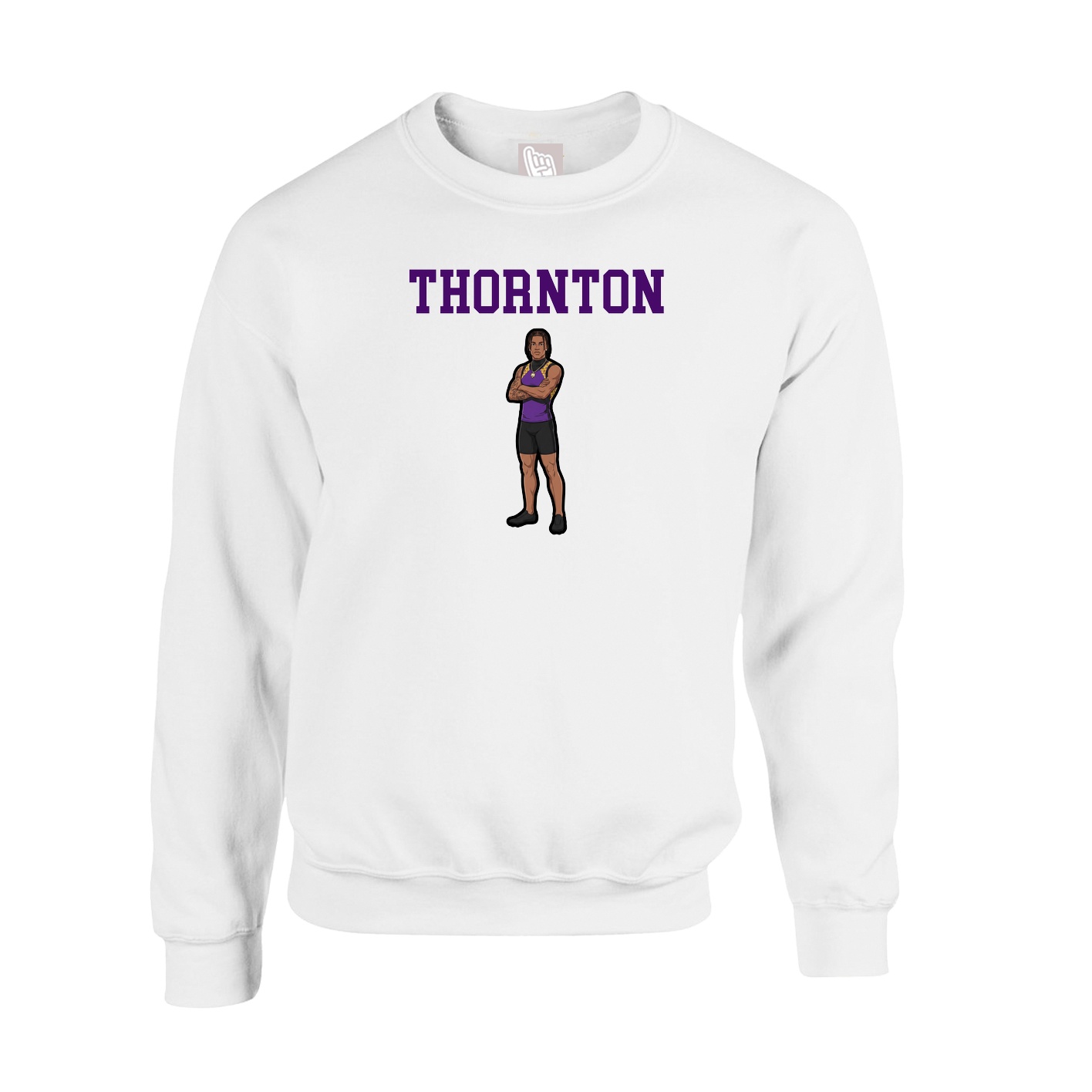 Fleece Crew — Shirsey in White