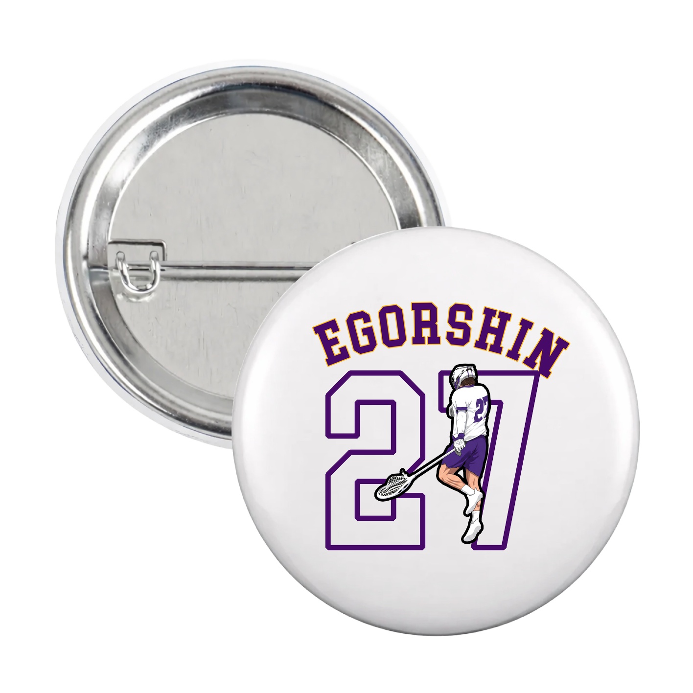 Game Day Button — Shirsey Arch in White