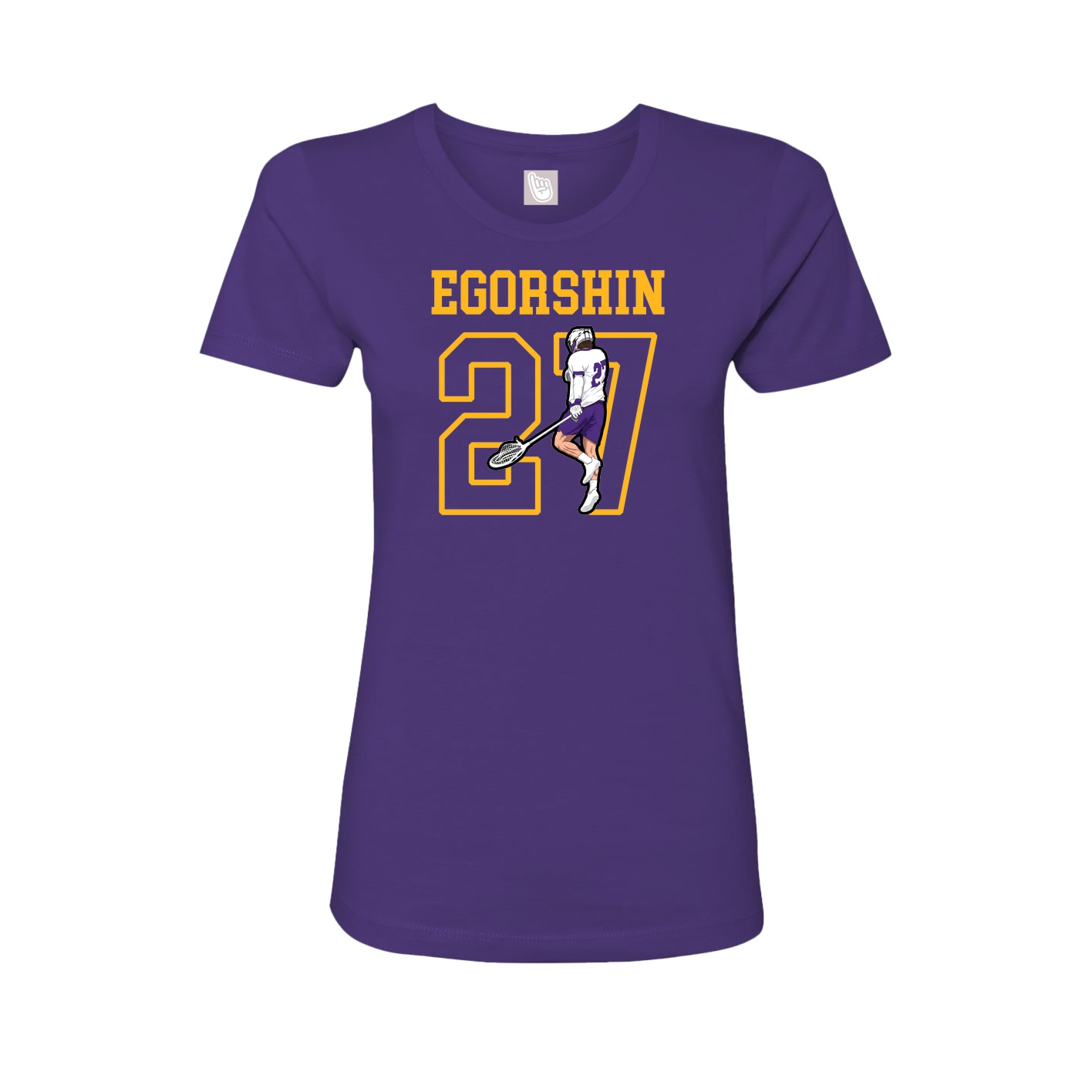 Fitted Women's Tee — Shirsey in Purple