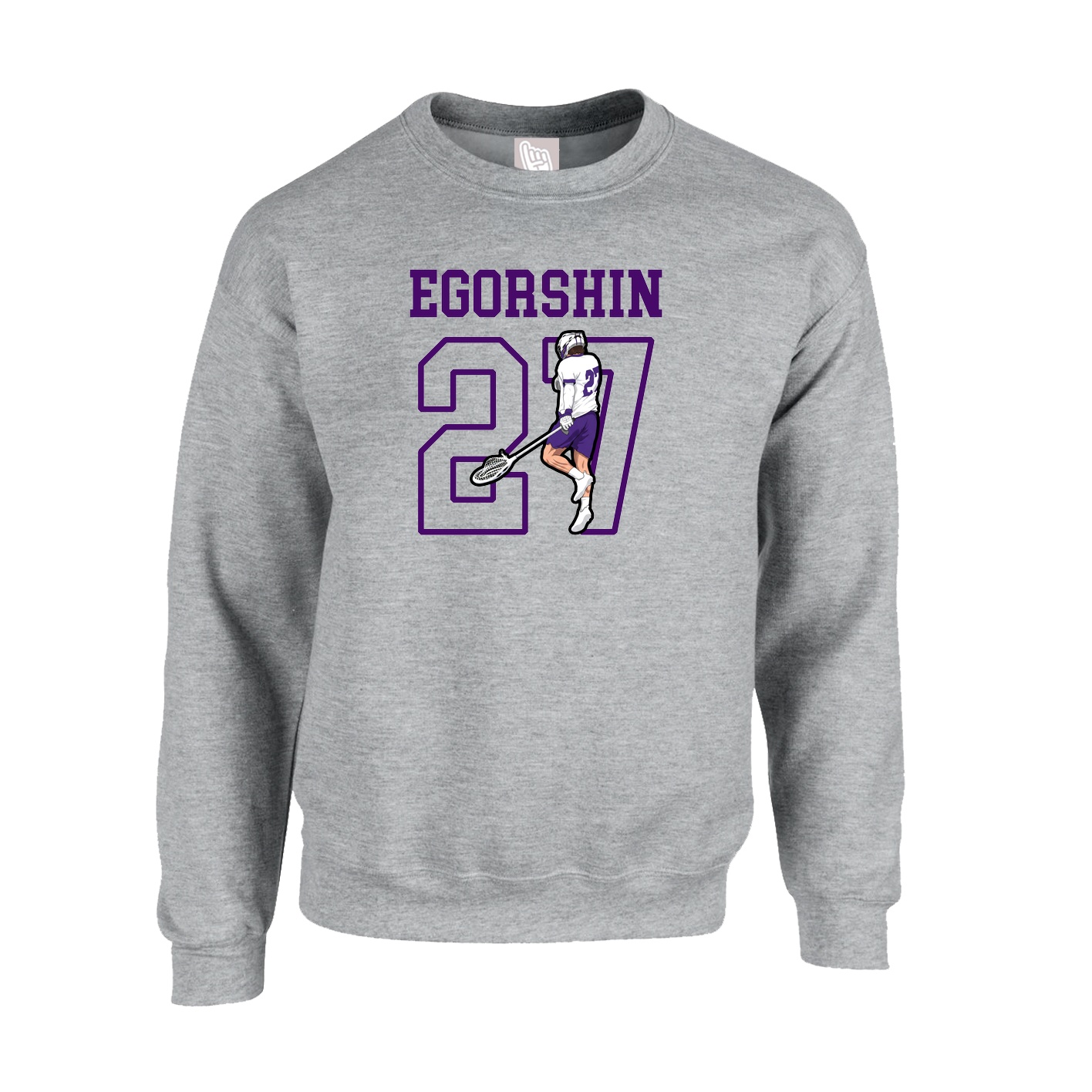 Fleece Crew — Shirsey in Grey