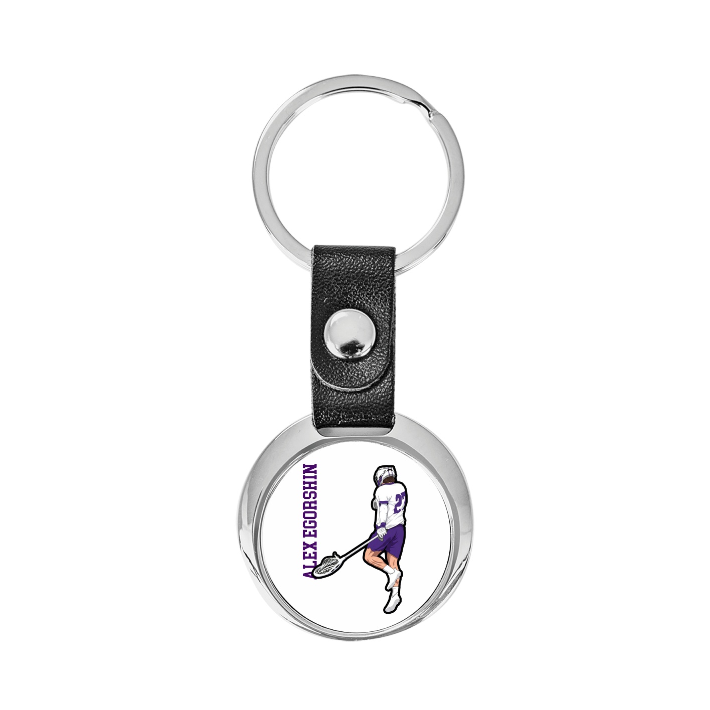 Key Chain — Name Vertical in Classic