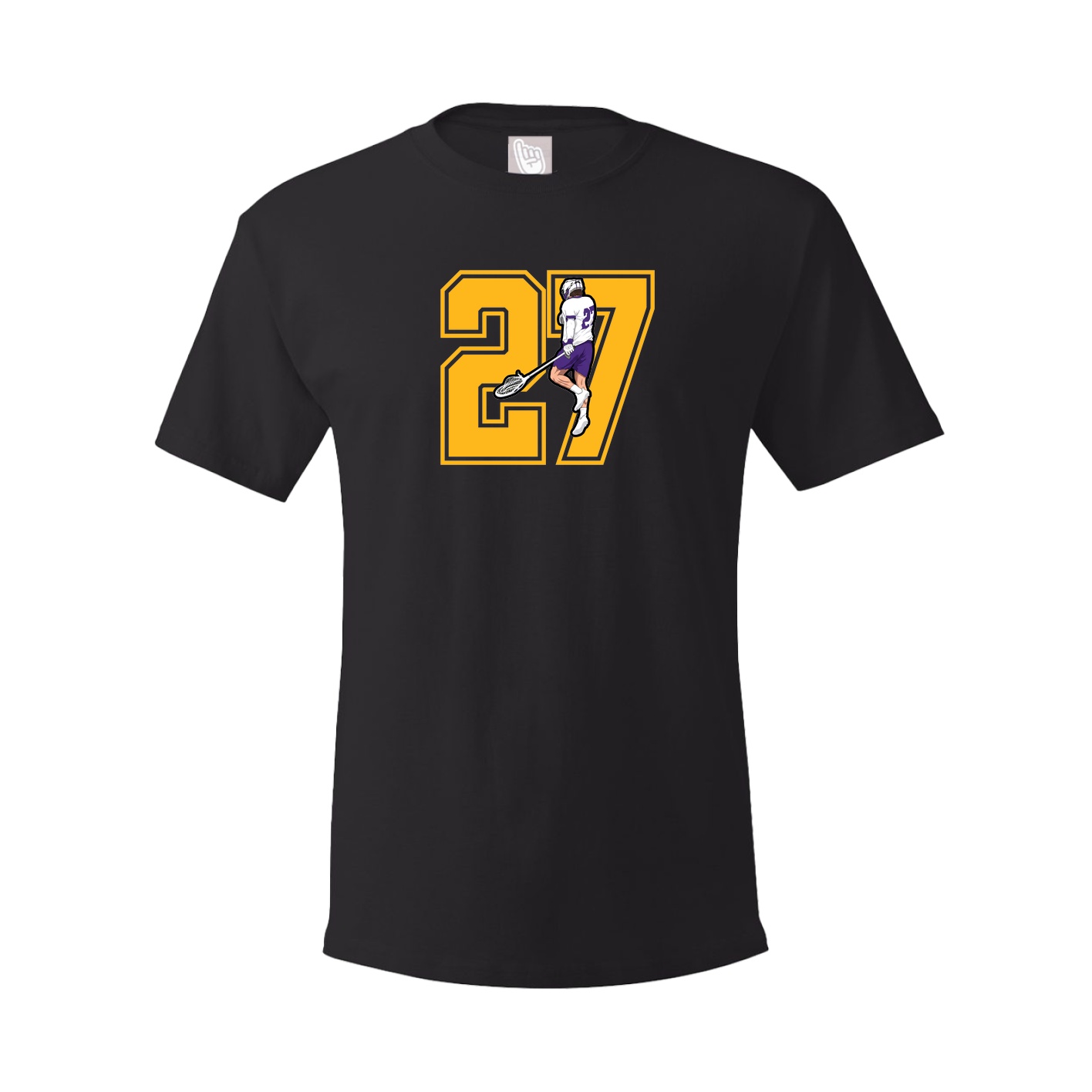 Youth Tee — Number in Black