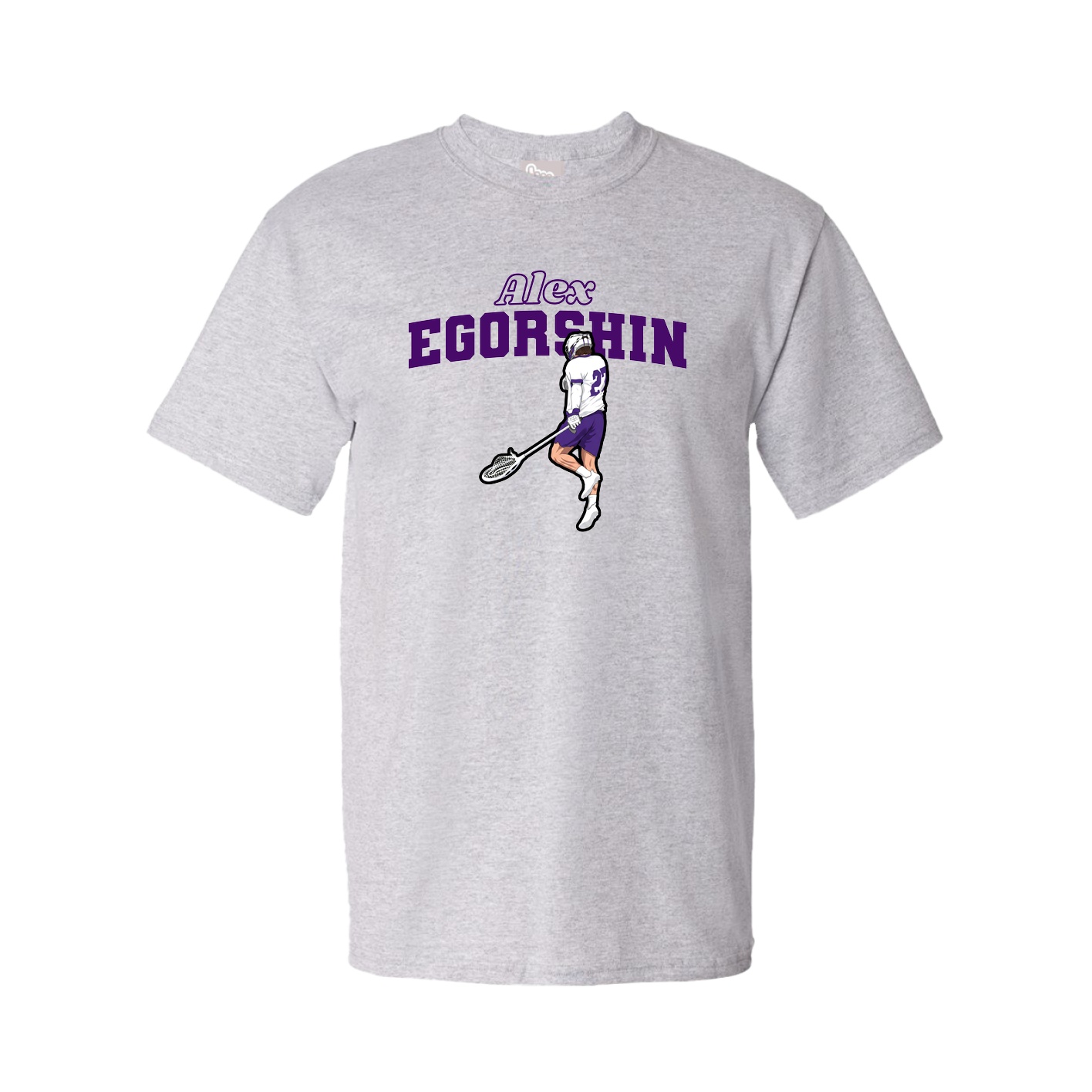 Tee — Name Arch in Grey
