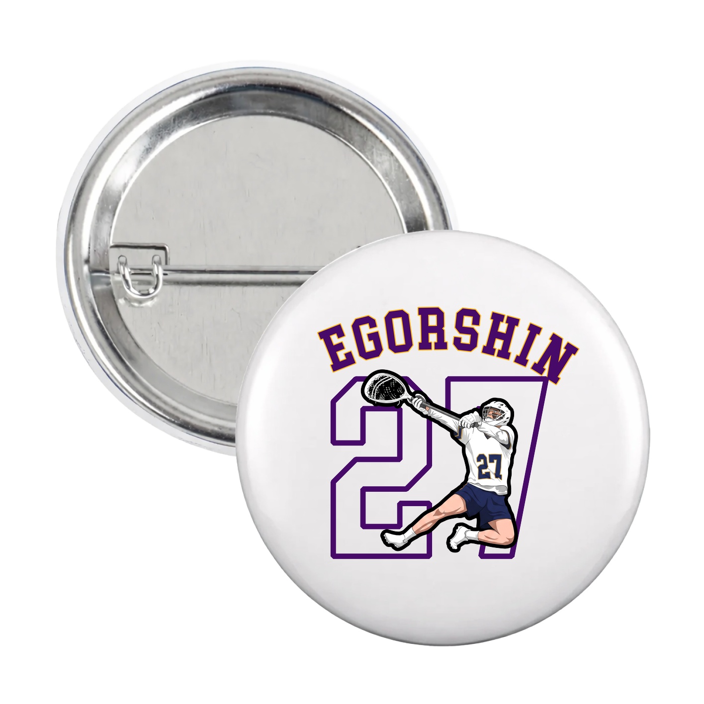 Game Day Button — Shirsey Arch in White
